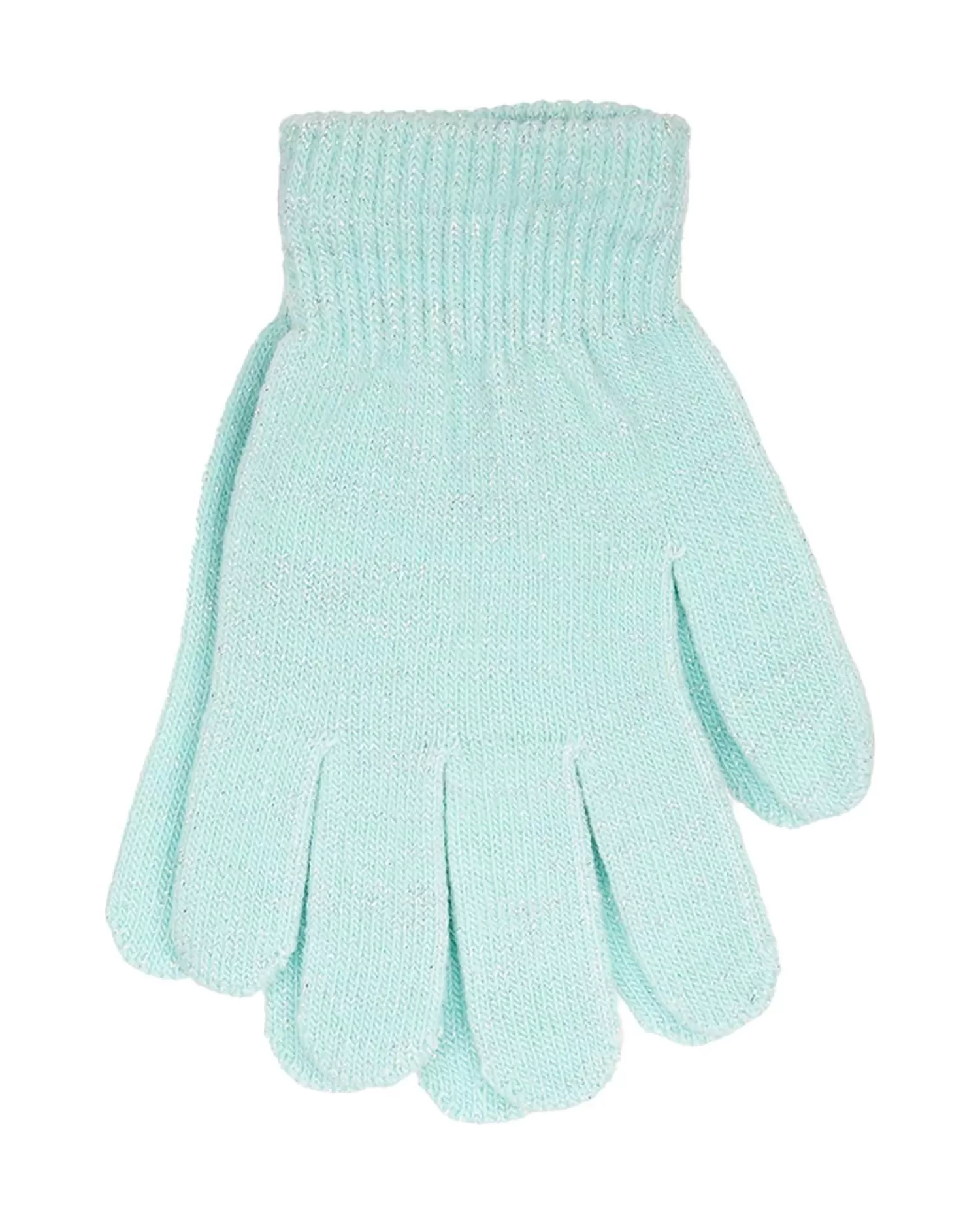 Kids * 2 Pack Kids Lurex Magic Gloves - Aqua