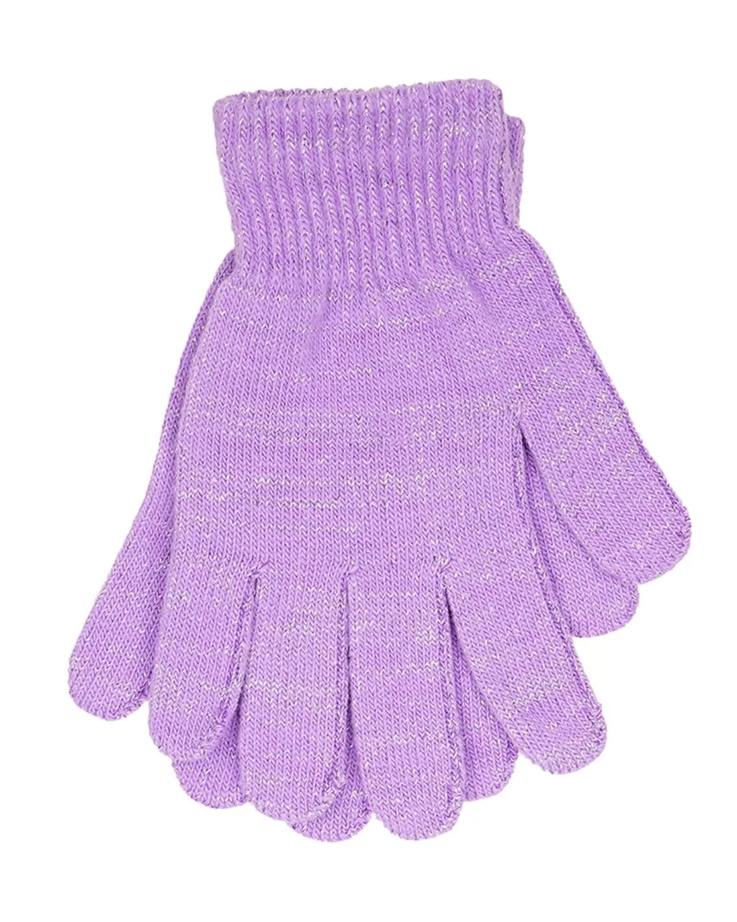 Kids * 2 Pack Kids Lurex Magic Gloves - Lilac