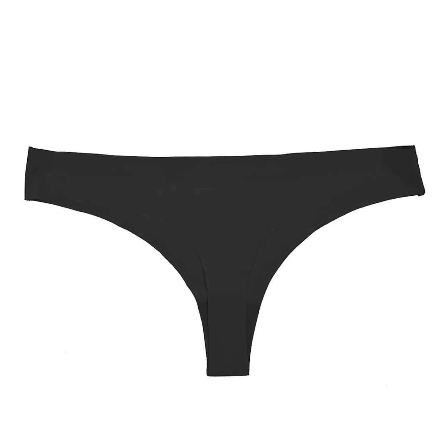 Anucci Knickers | 3 Pairs Seamless No Vpl Thongs - Black