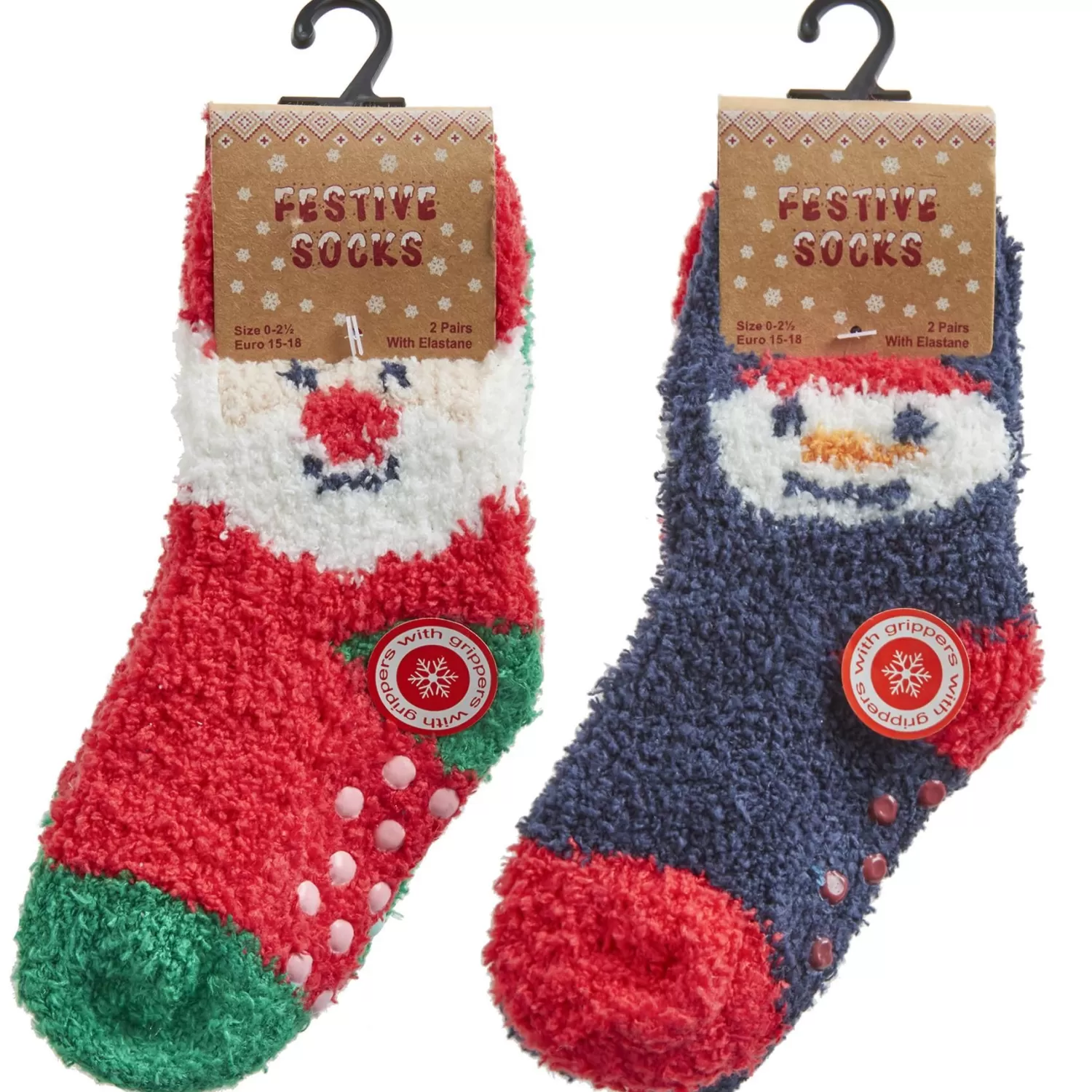 Kids * 4 Pairs Baby Fluffy Christmas Socks