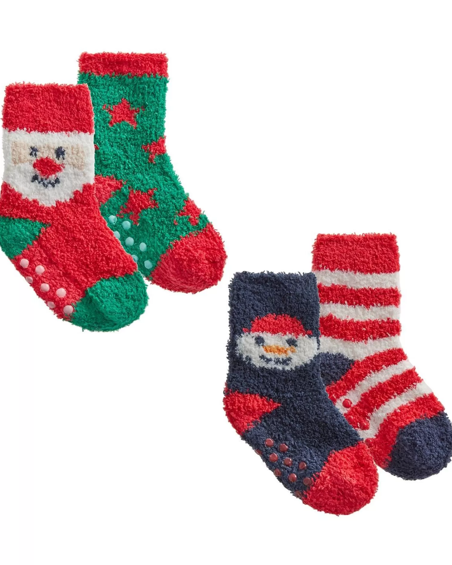 Kids * 4 Pairs Baby Fluffy Christmas Socks