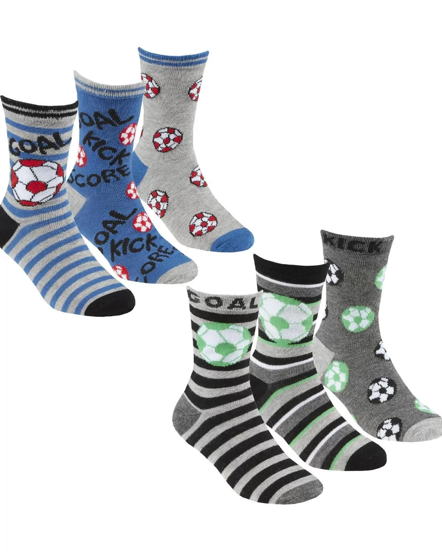 Kids * 6 Pairs Kids Bamboo Football Ankle Socks