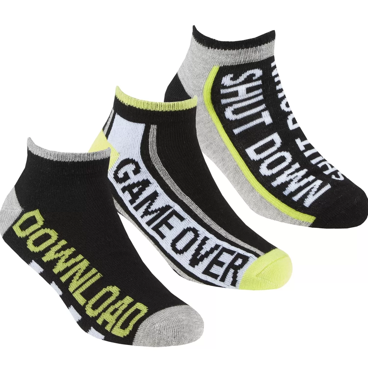 Kids * 6 Pairs Kids Bamboo Gaming Trainer Socks