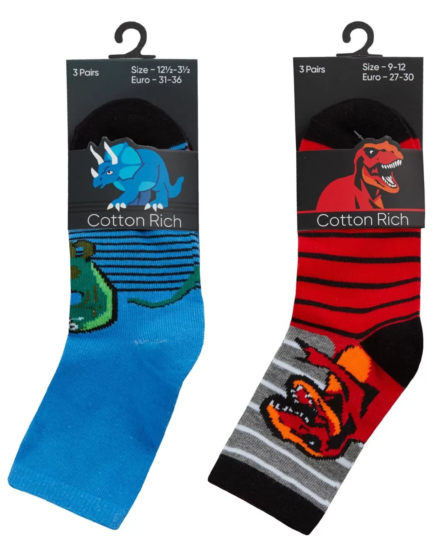 Kids * 6 Pairs Kids Dinosaur Ankle Socks