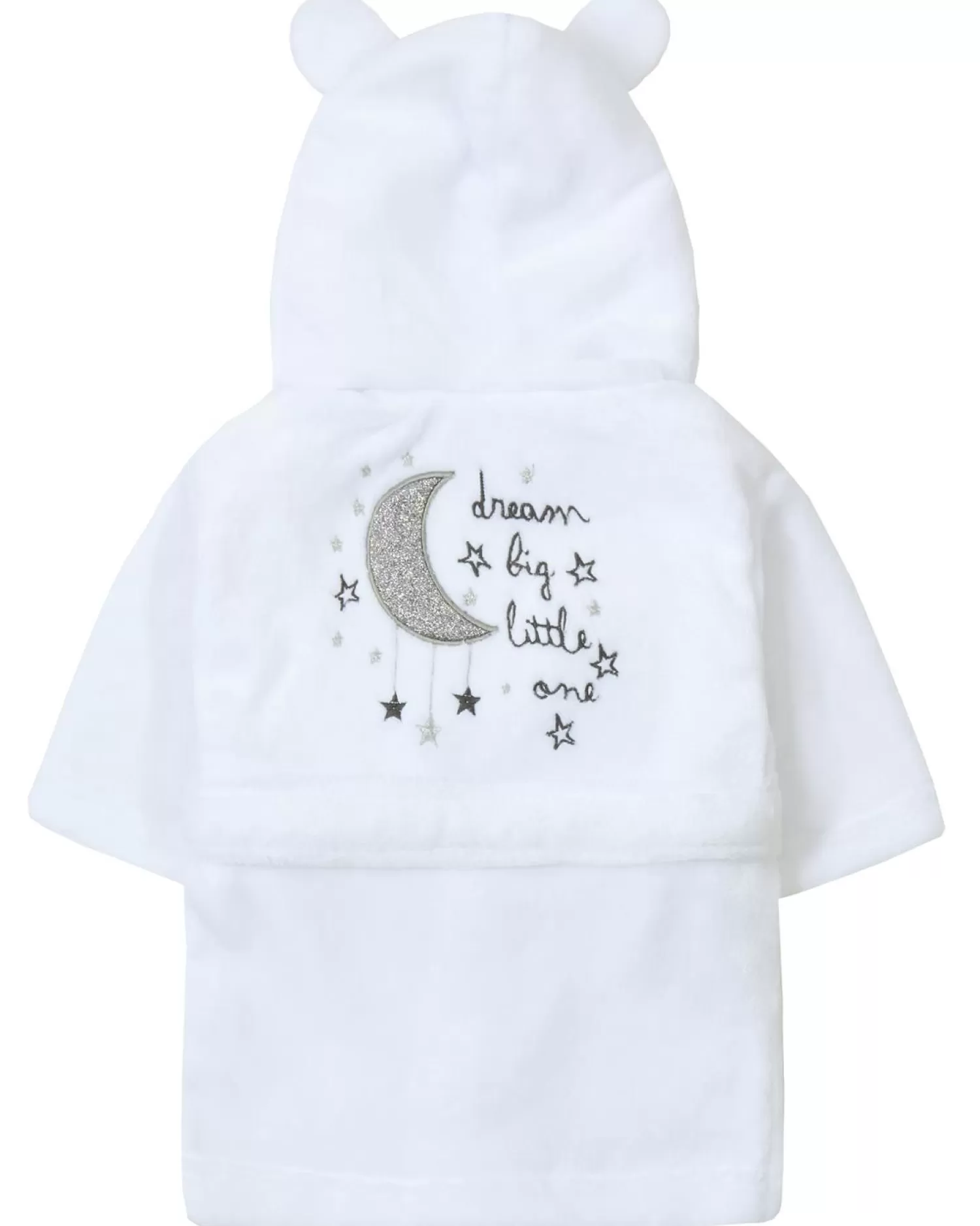 Kids Babytown Baby Dream Big Embroidered Fleece Robe