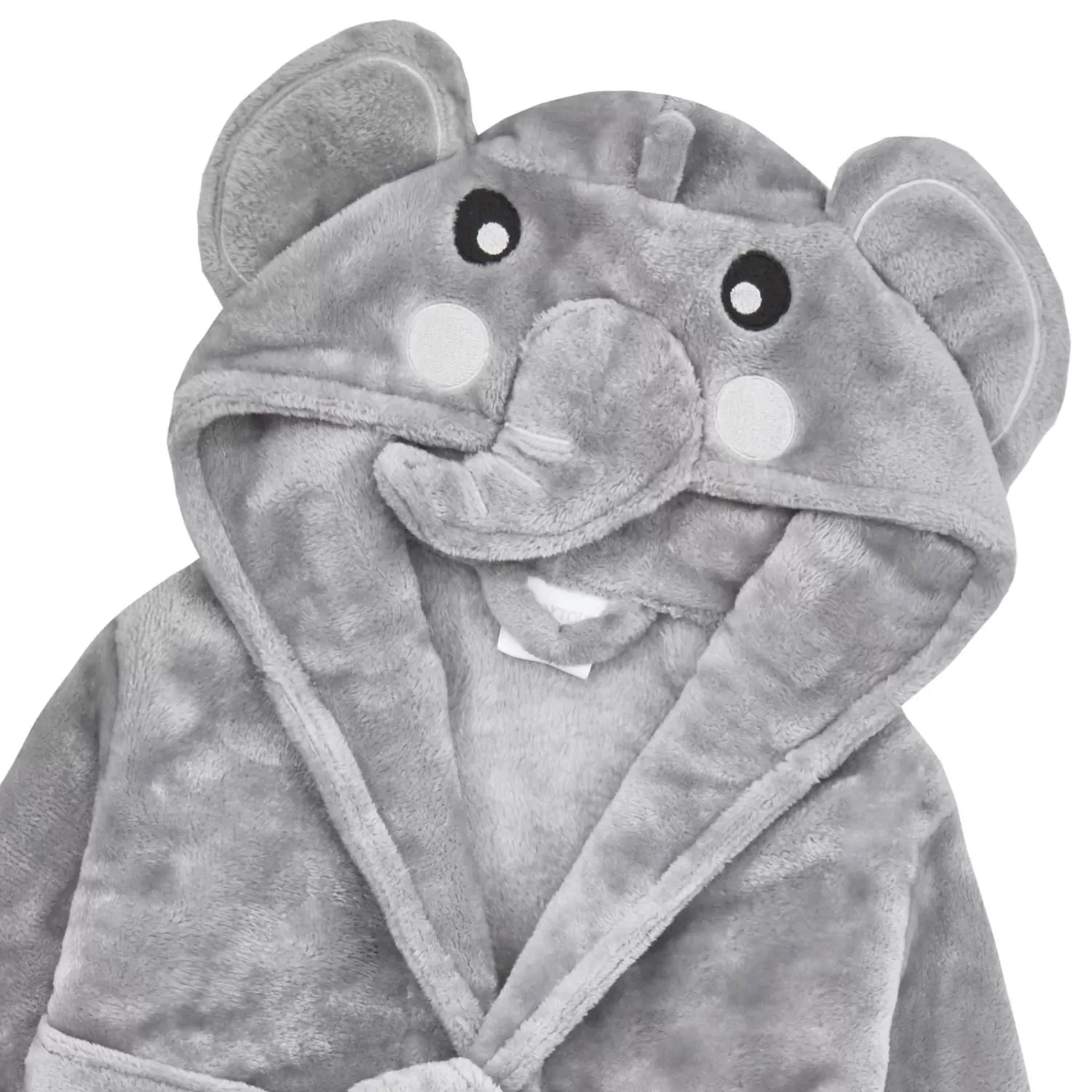 Kids Babytown Baby Elephant Face Fleece Robe