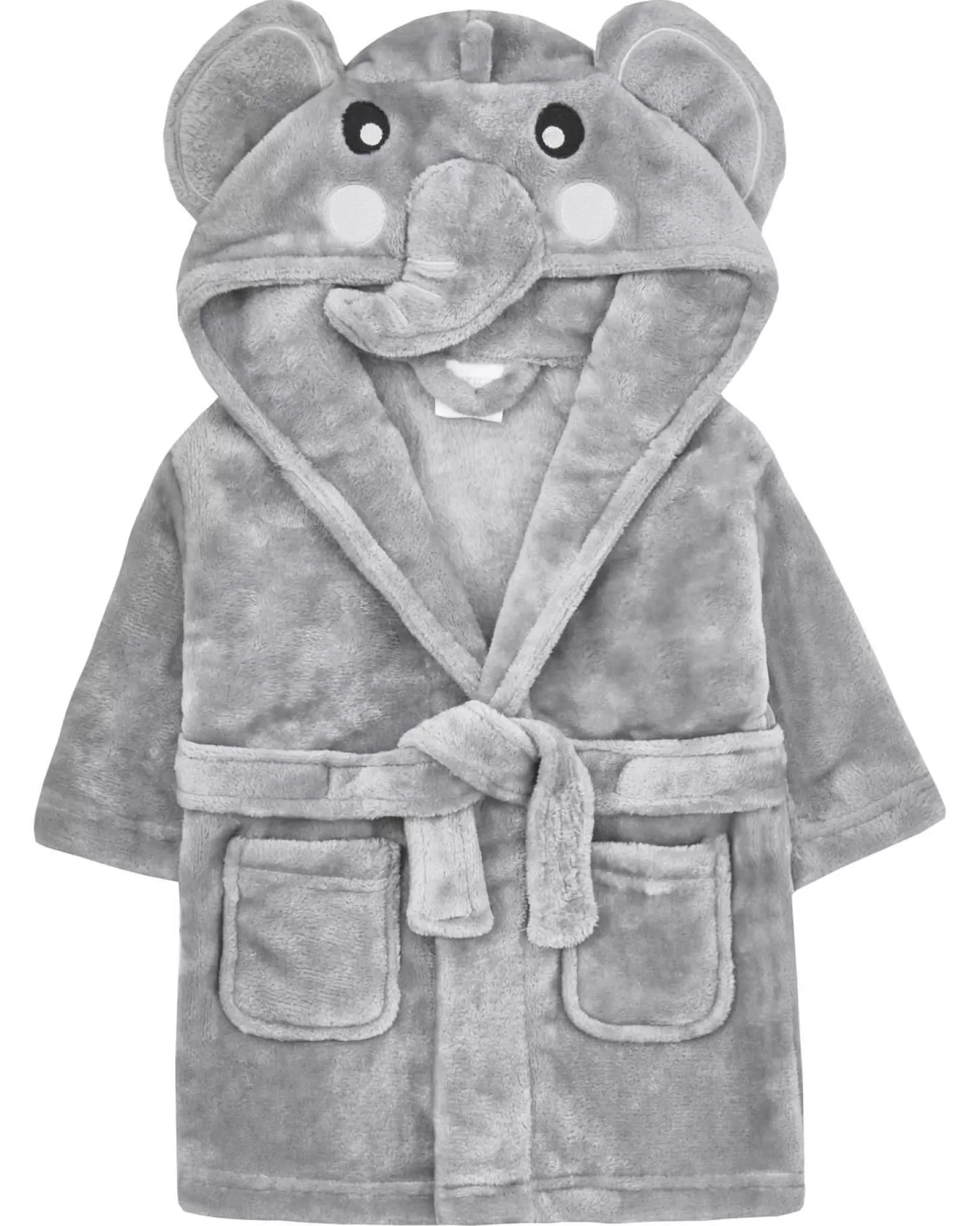 Kids Babytown Baby Elephant Face Fleece Robe