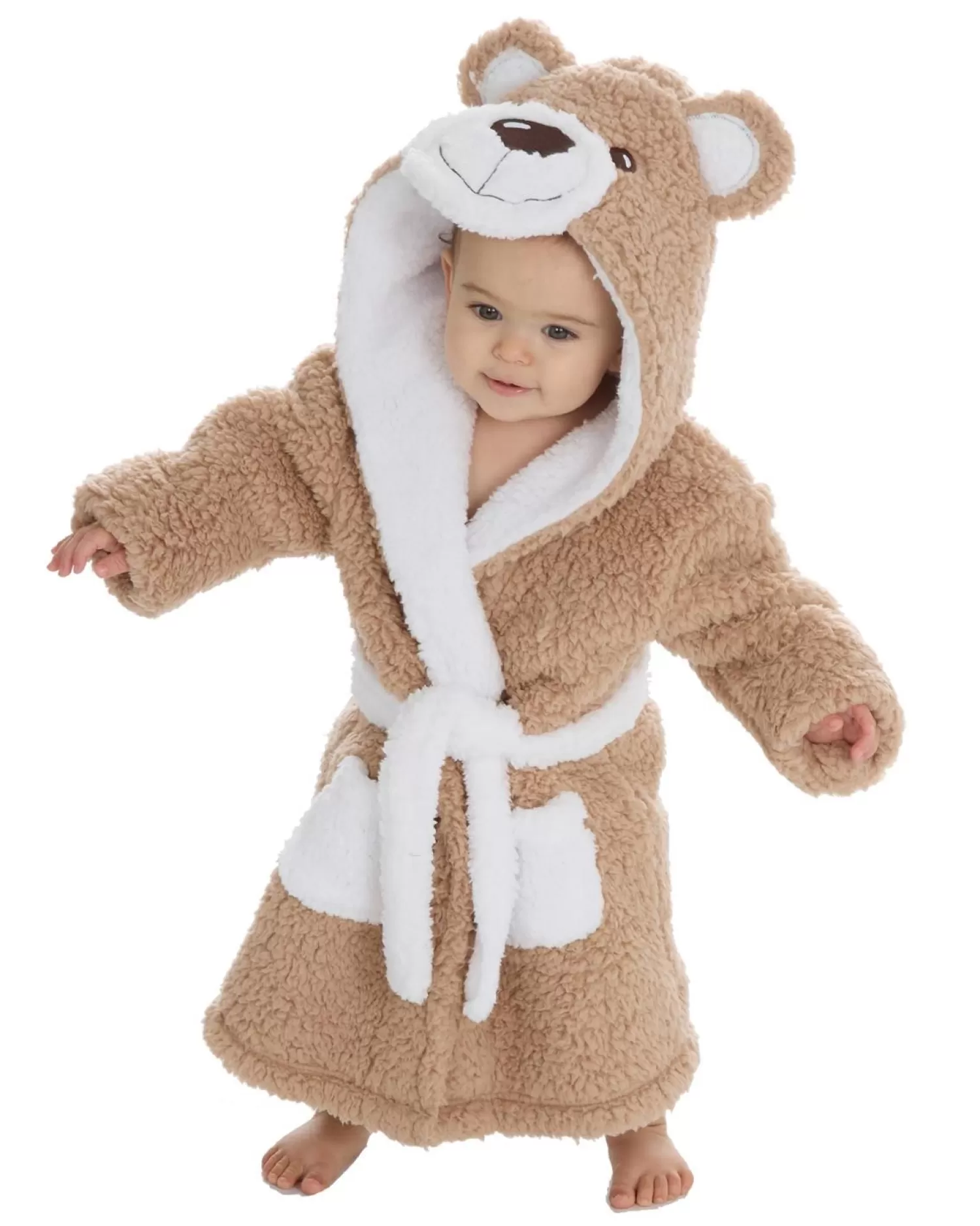 Kids Babytown Baby Teddy Bear Dressing Gown