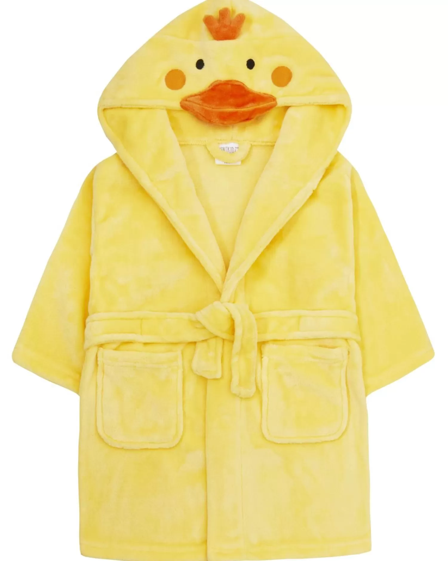 Kids Babytown Baby Yellow Duck Fleece Robe