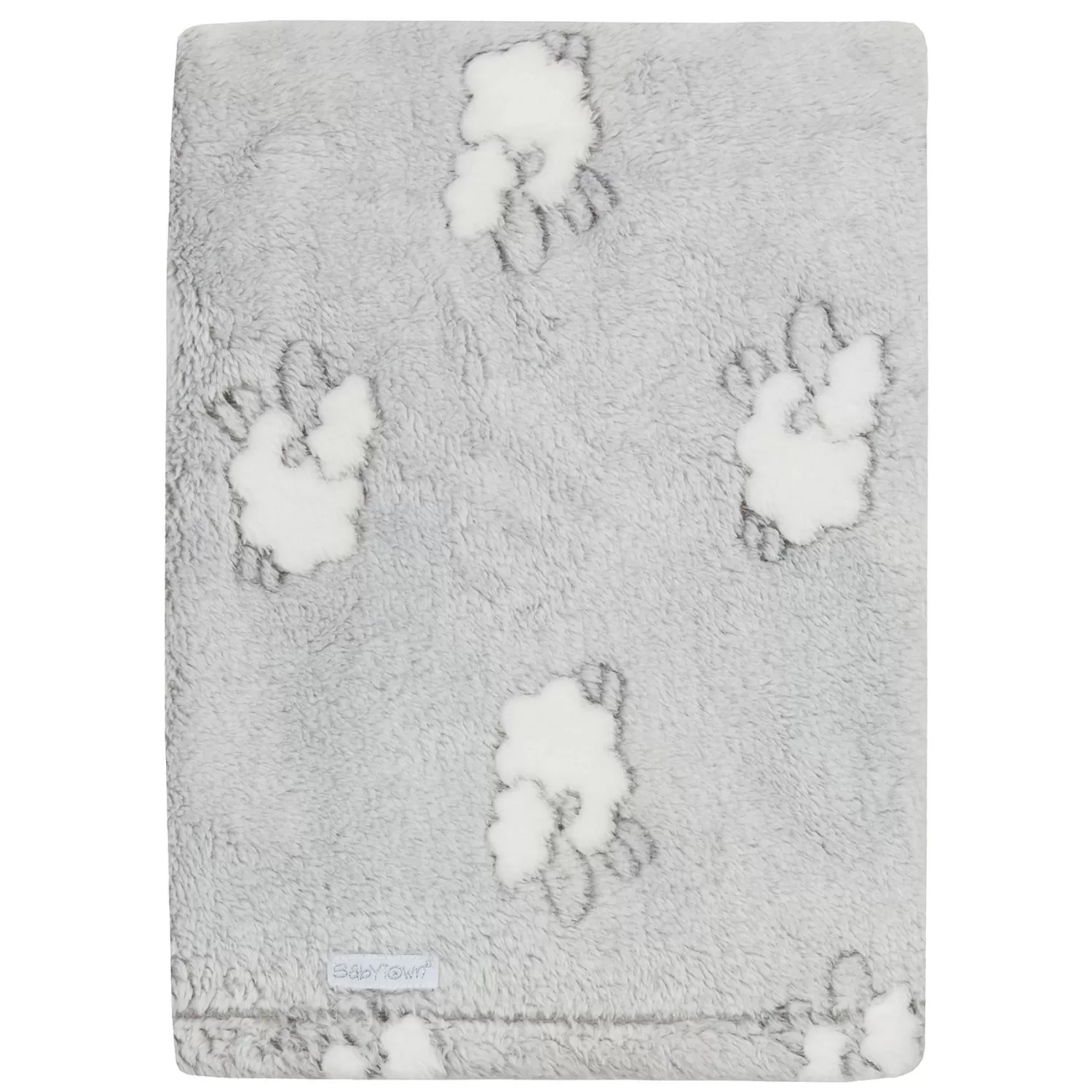 Kids Babytown Lamb Print Fleece Blanket