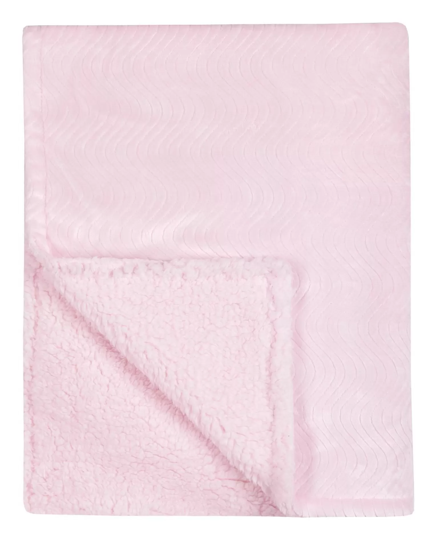 Kids Babytown Sherpa Blanket - Pink