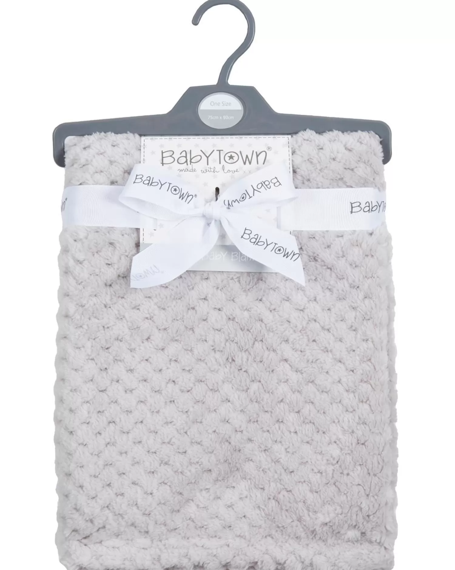 Kids Babytown Waffle Fleece Blanket - Grey