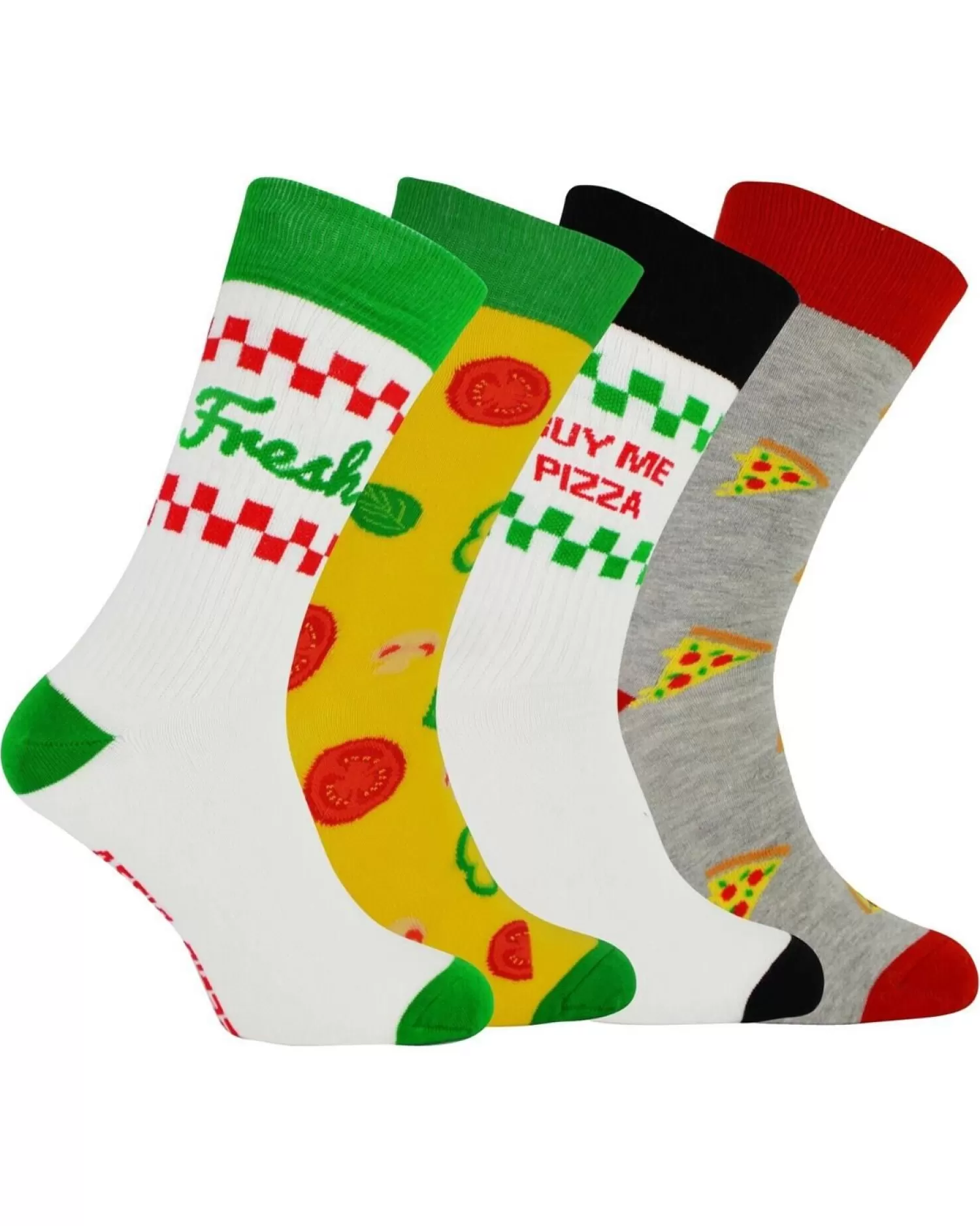 Men BOXT Socks Mens 4 Pack Pizza Gift Set