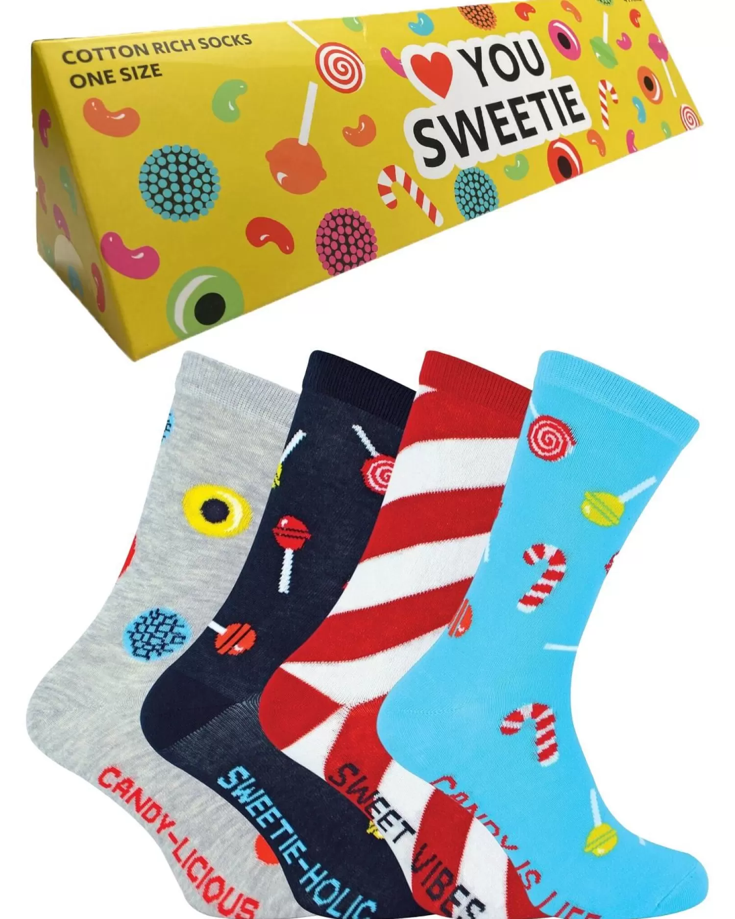 Men BOXT Socks Mens 4 Pack Sweetie Gift Set