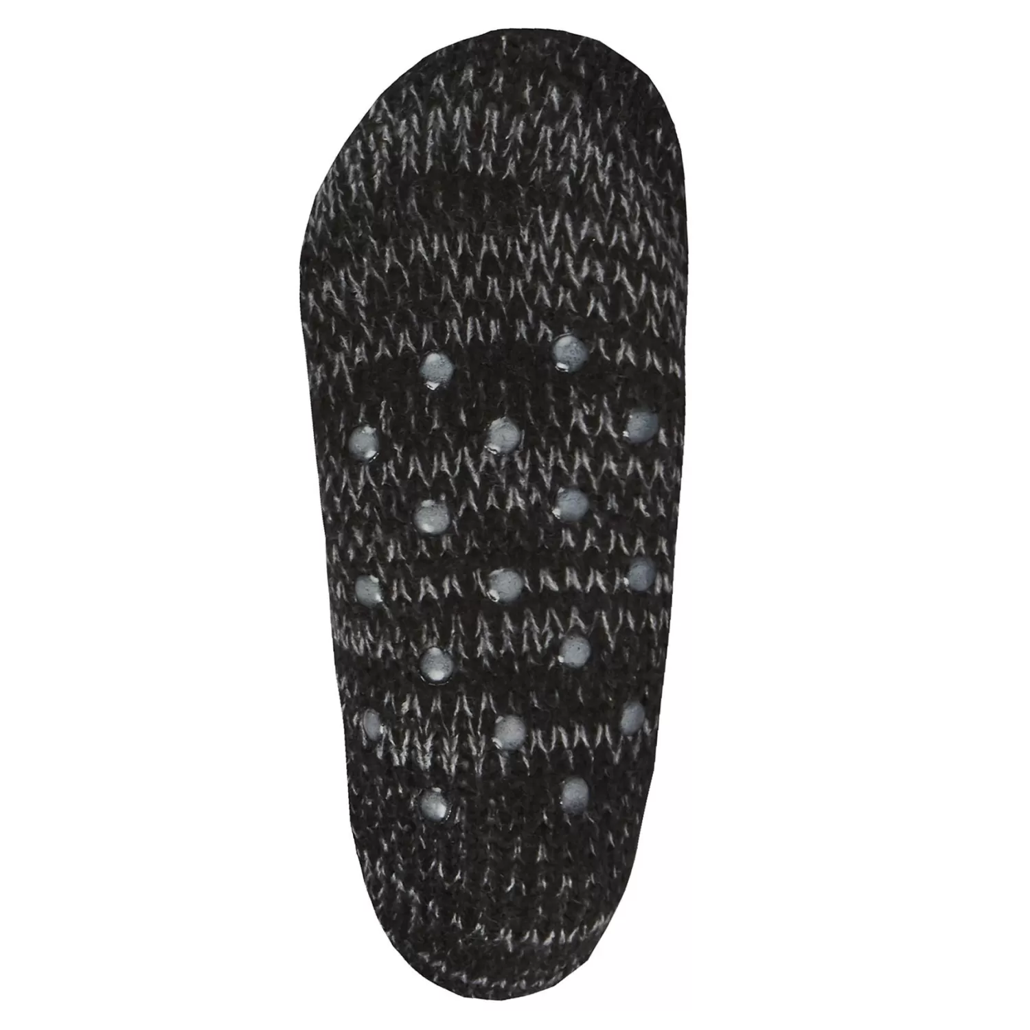 Kids * Boys Chunky Knit Sherpa Lined Slipper Socks - Black