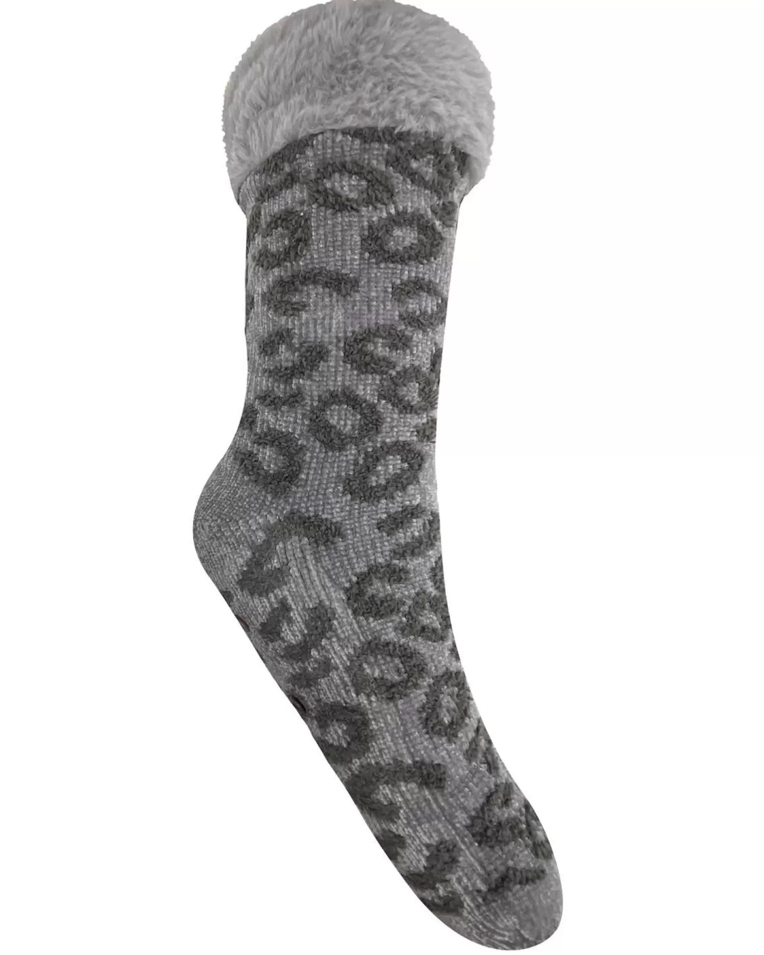 Bramble Socks | Animal Print Lounge Slipper Socks