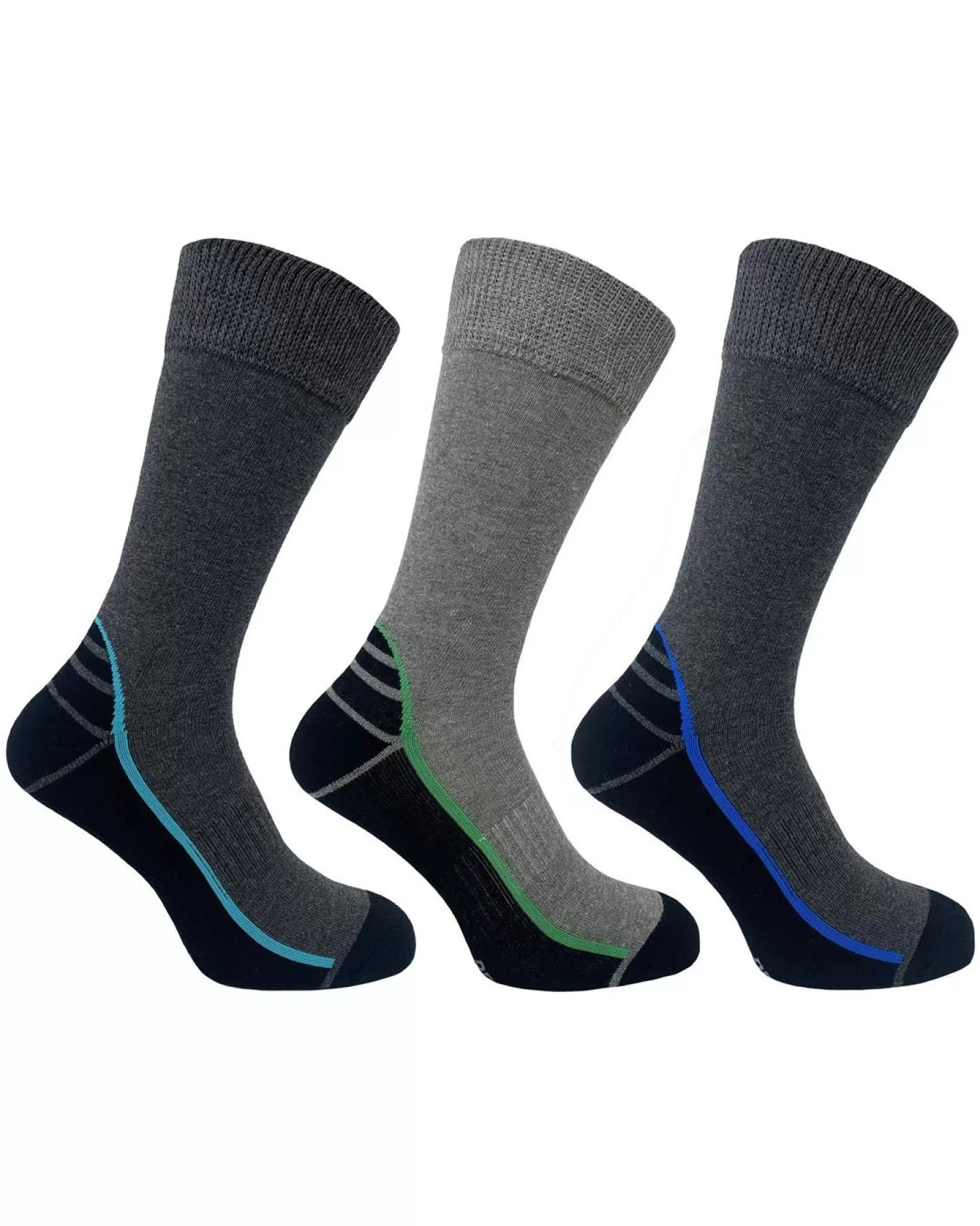 Men Bramble Mens 3 Pack Lightweight Bamboo Hiker Socks