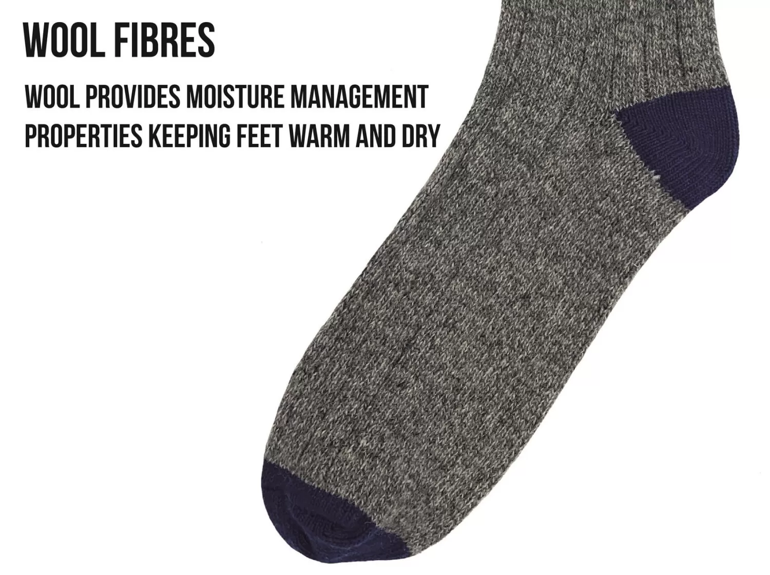 Men Bramble Mens 3 Pack Wool Blend Socks