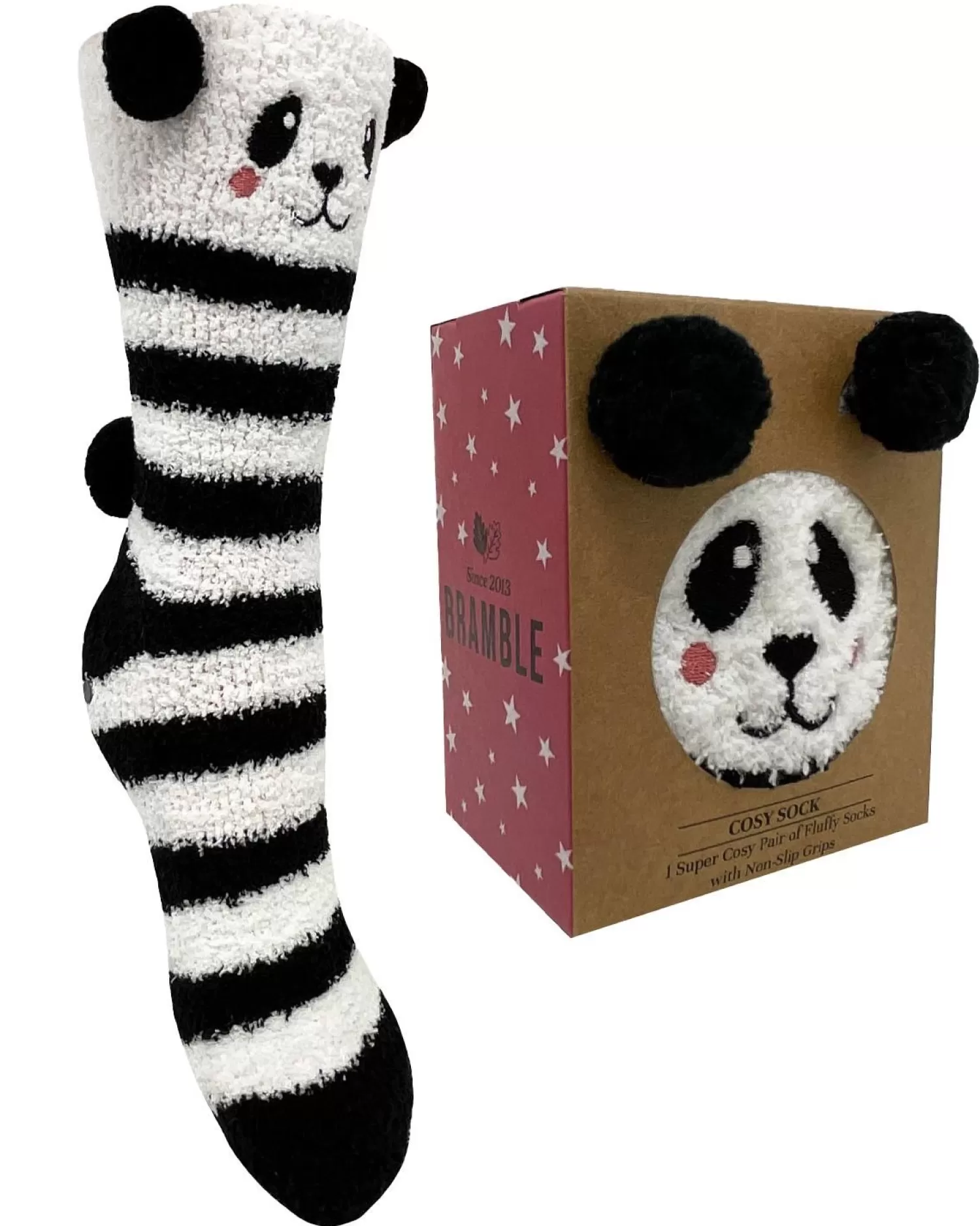 Bramble Socks | Panda Fluffy Socks Gift Box