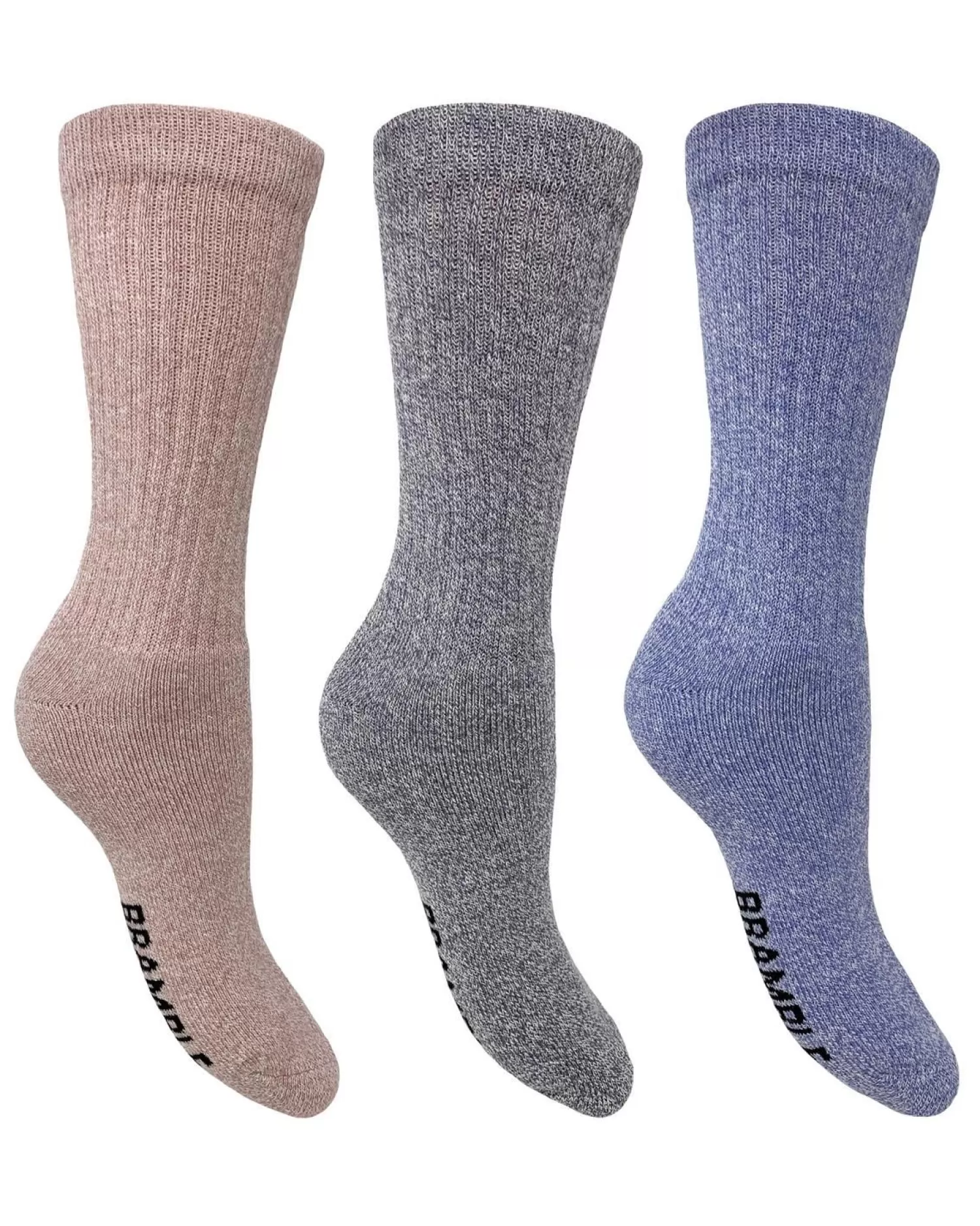 Bramble Socks | Womens 3 Pack All Terrain Socks - Mix