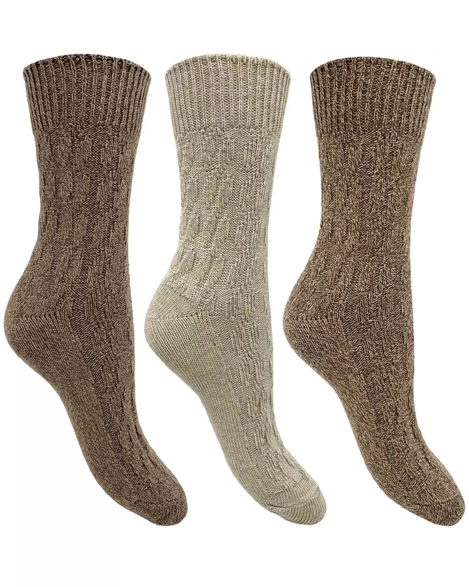 Bramble Socks | Womens 3 Pack Cable Boot Socks