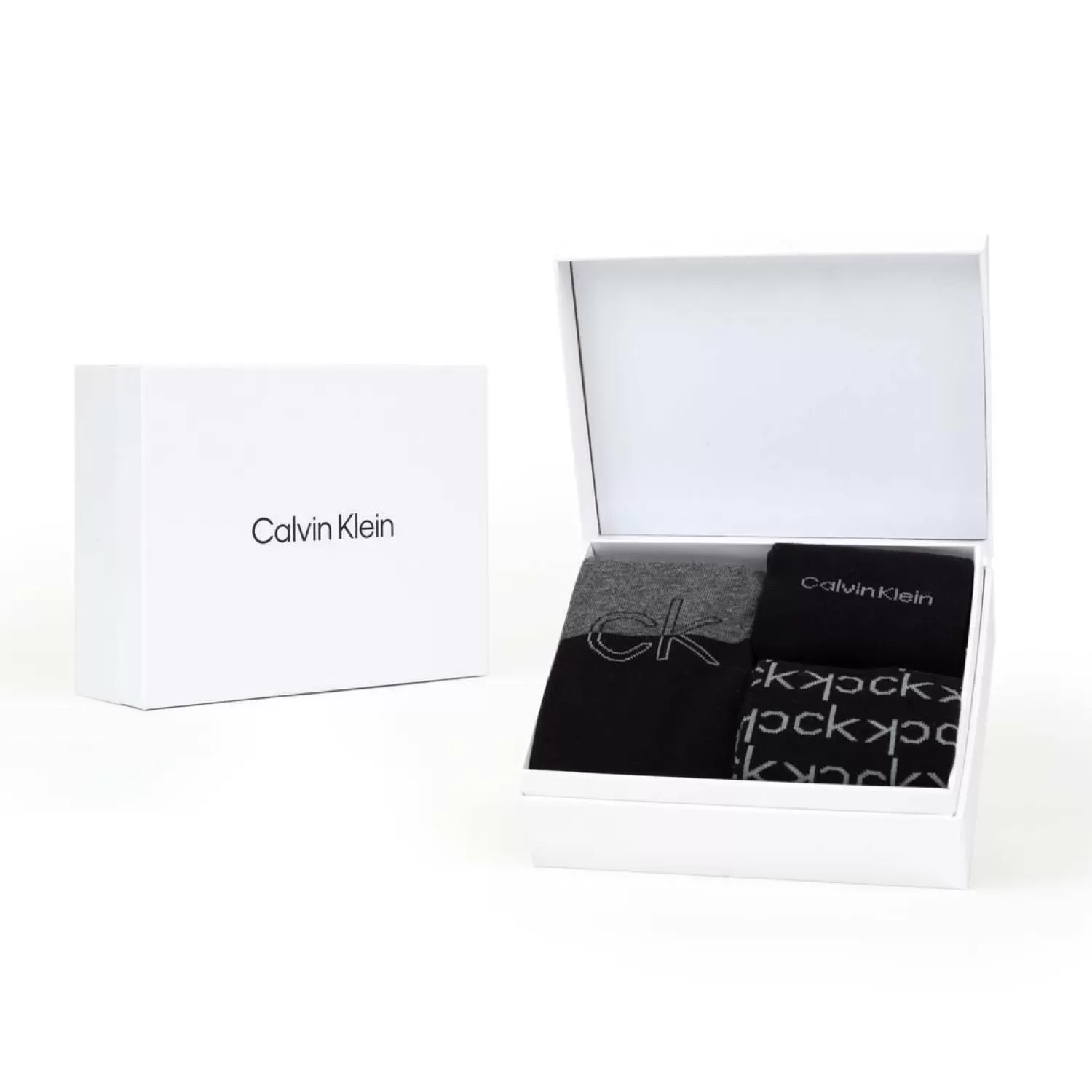 Men Calvin Klein 3 Pairs Mens Socks Gift Set - Black