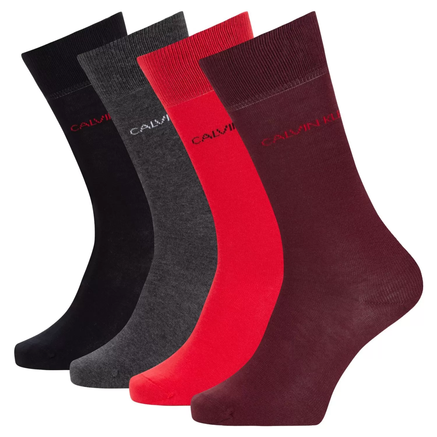 Men Calvin Klein 4 Pairs Mens Socks Gift Set - Tawny Combo