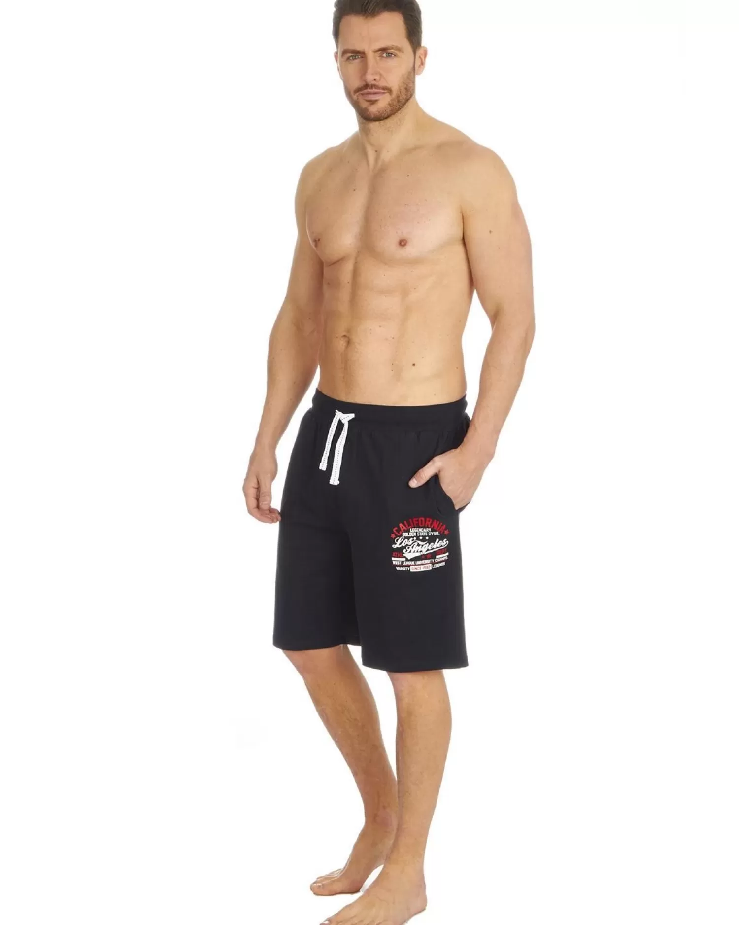 Men Cargo Bay Casual Lounge Shorts - Navy