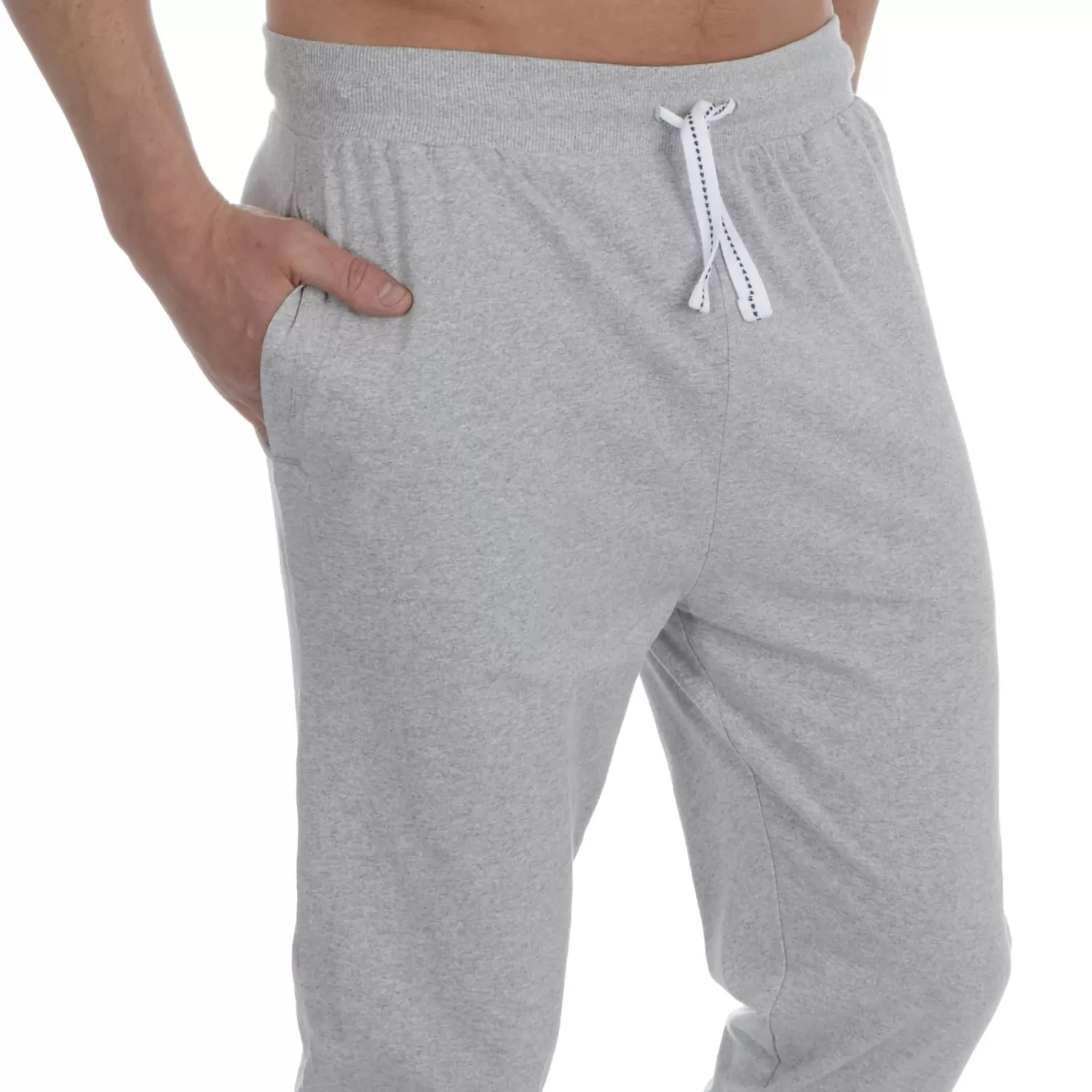 Men Cargo Bay Jersey Lounge Pants - Grey Marl