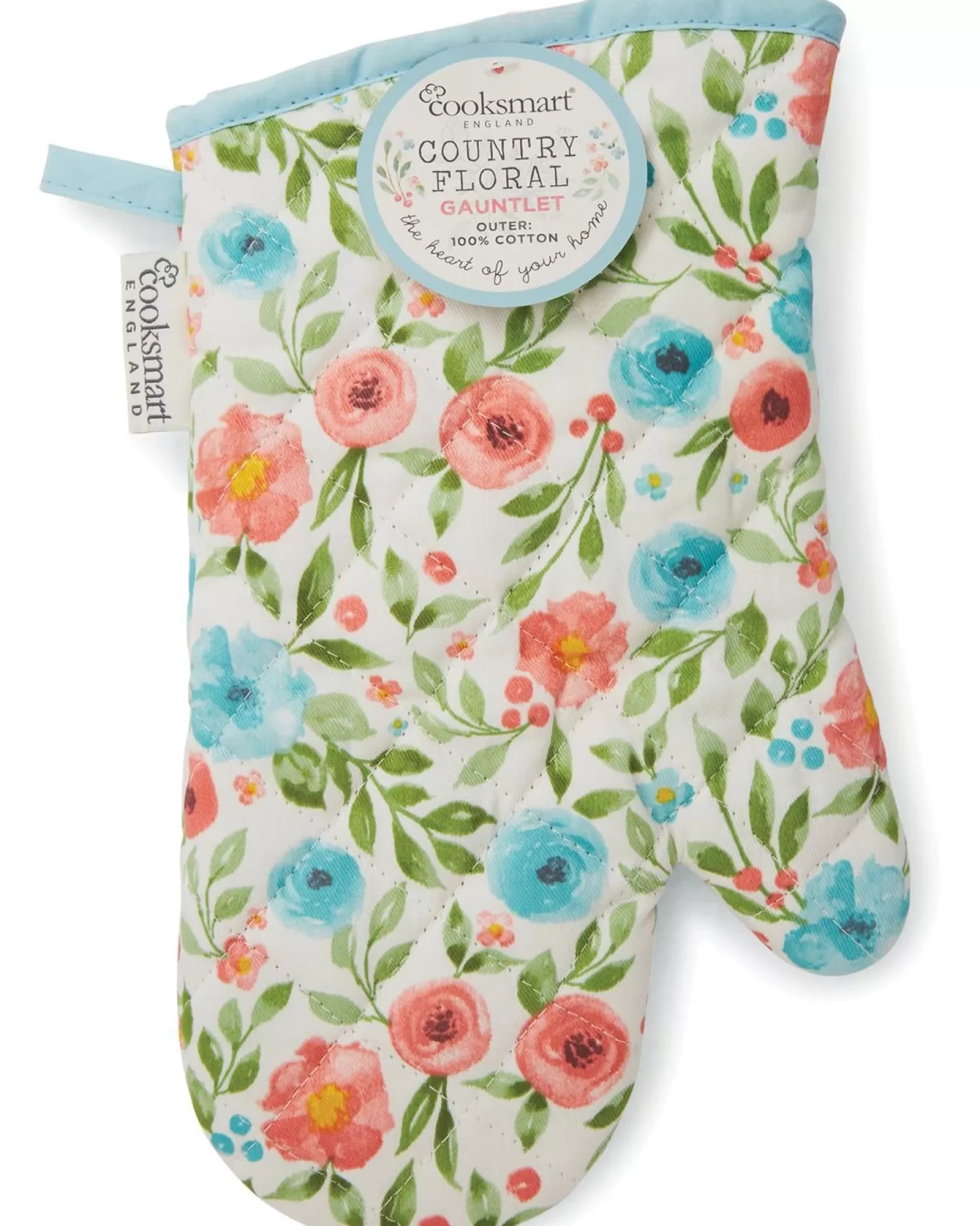 Cooksmart Country Floral Oven Gauntlet Glove