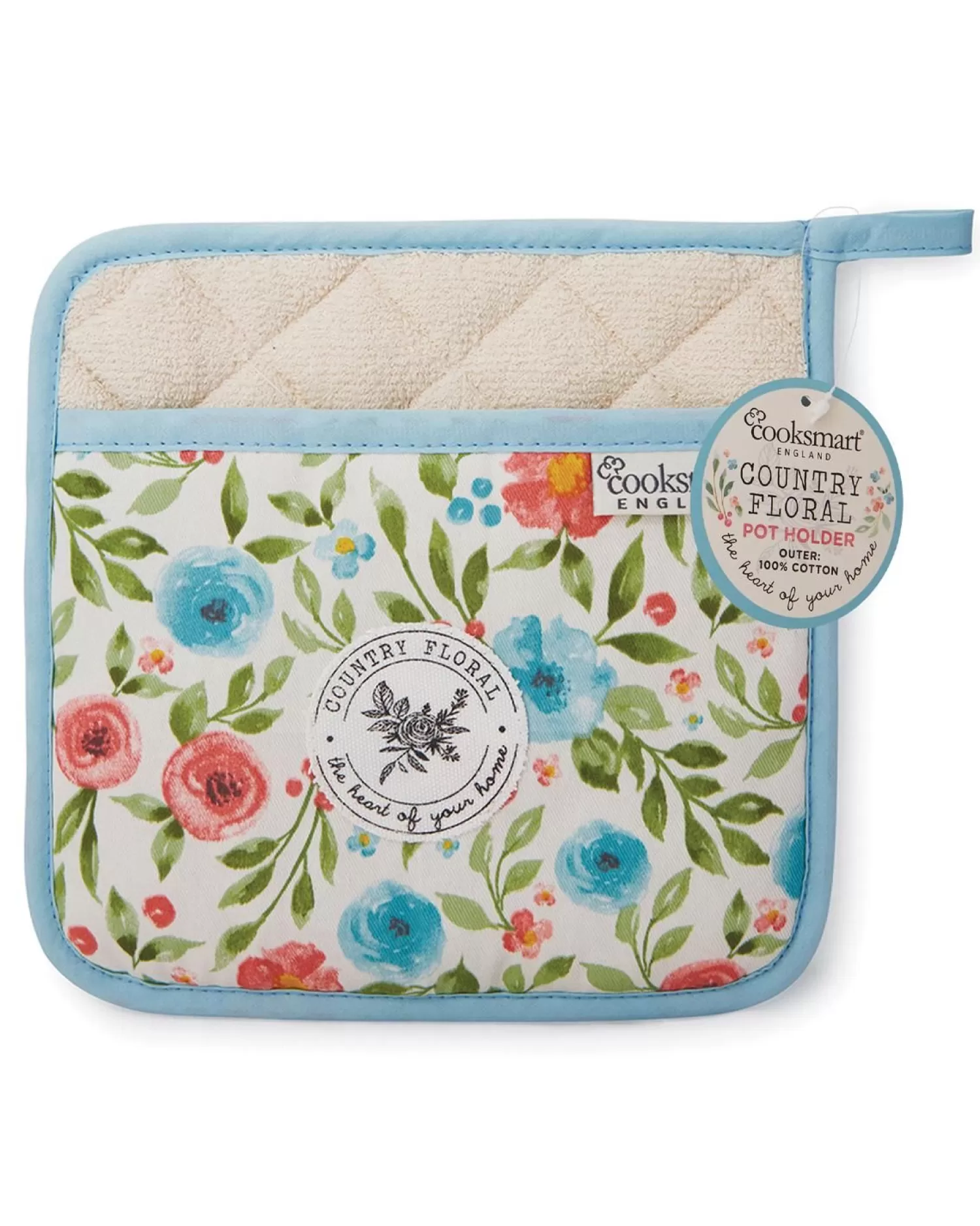 Cooksmart Country Floral Pot Holder