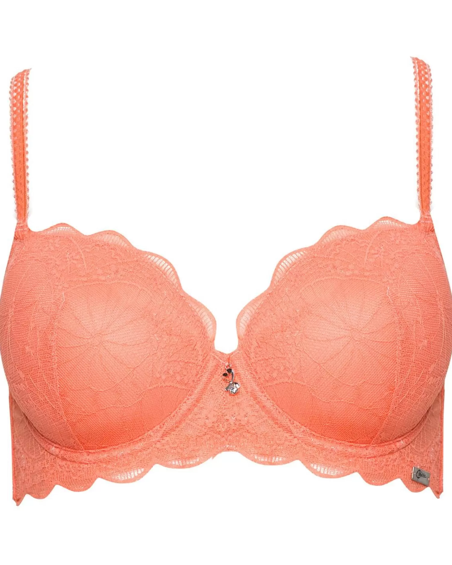 * Bras | Cybele By Naturana Lace Underwired Bra - Apricot