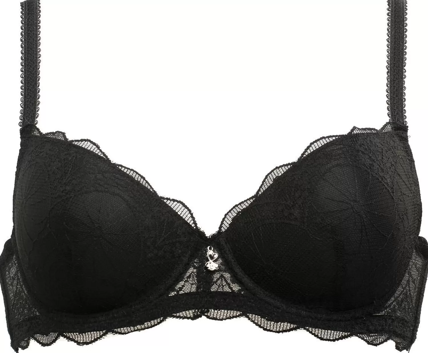 * Bras | Cybele By Naturana Lace Underwired Bra - Black