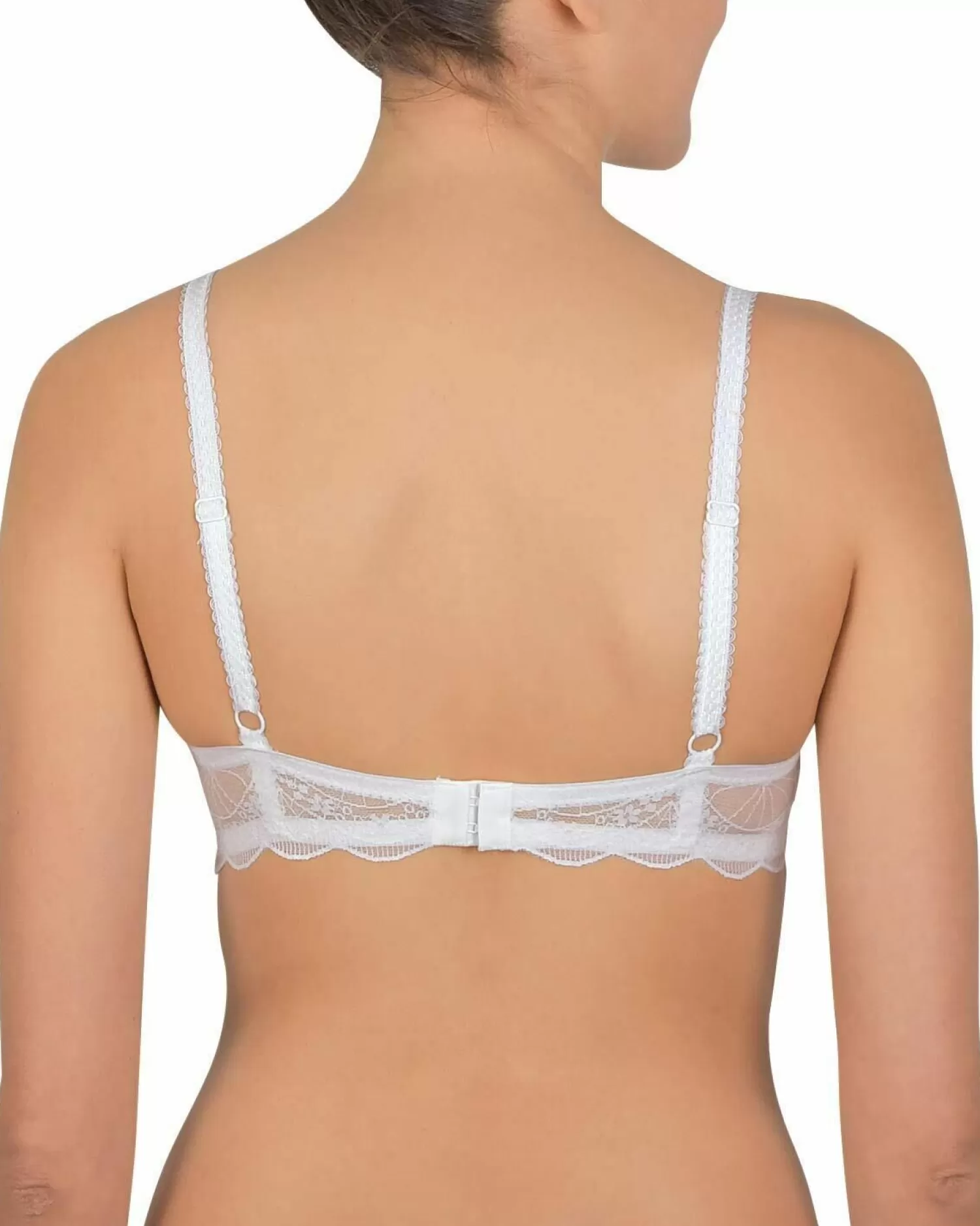 * Bras | Cybele By Naturana Sheer Lace Balcony Bra - Ivory