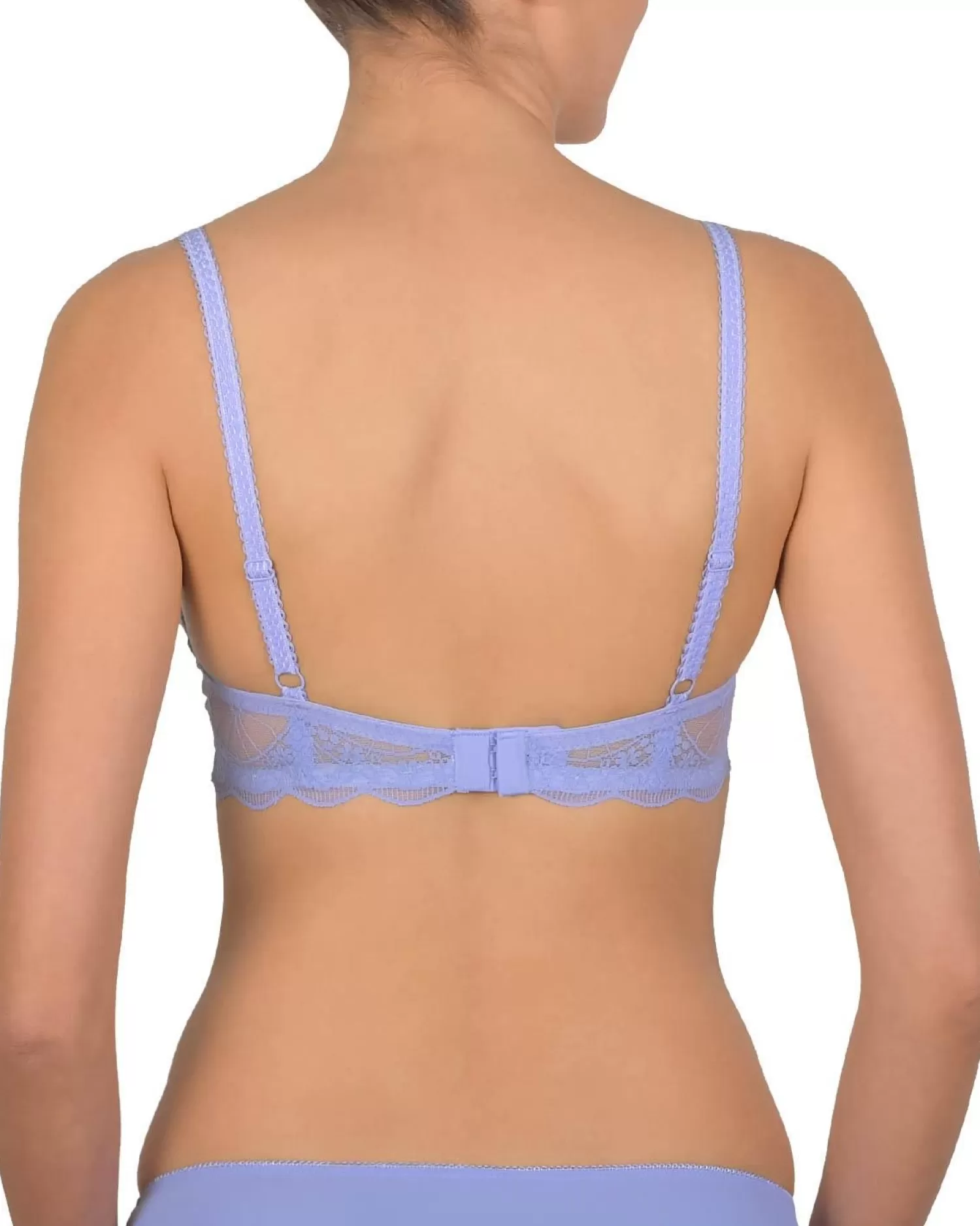 * Bras | Cybele By Naturana Sheer Lace Balcony Bra - Lilac