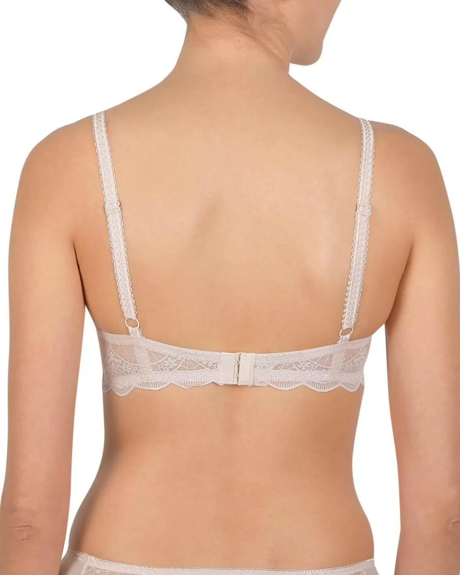 * Bras | Cybele By Naturana Sheer Lace Balcony Bra - Skin