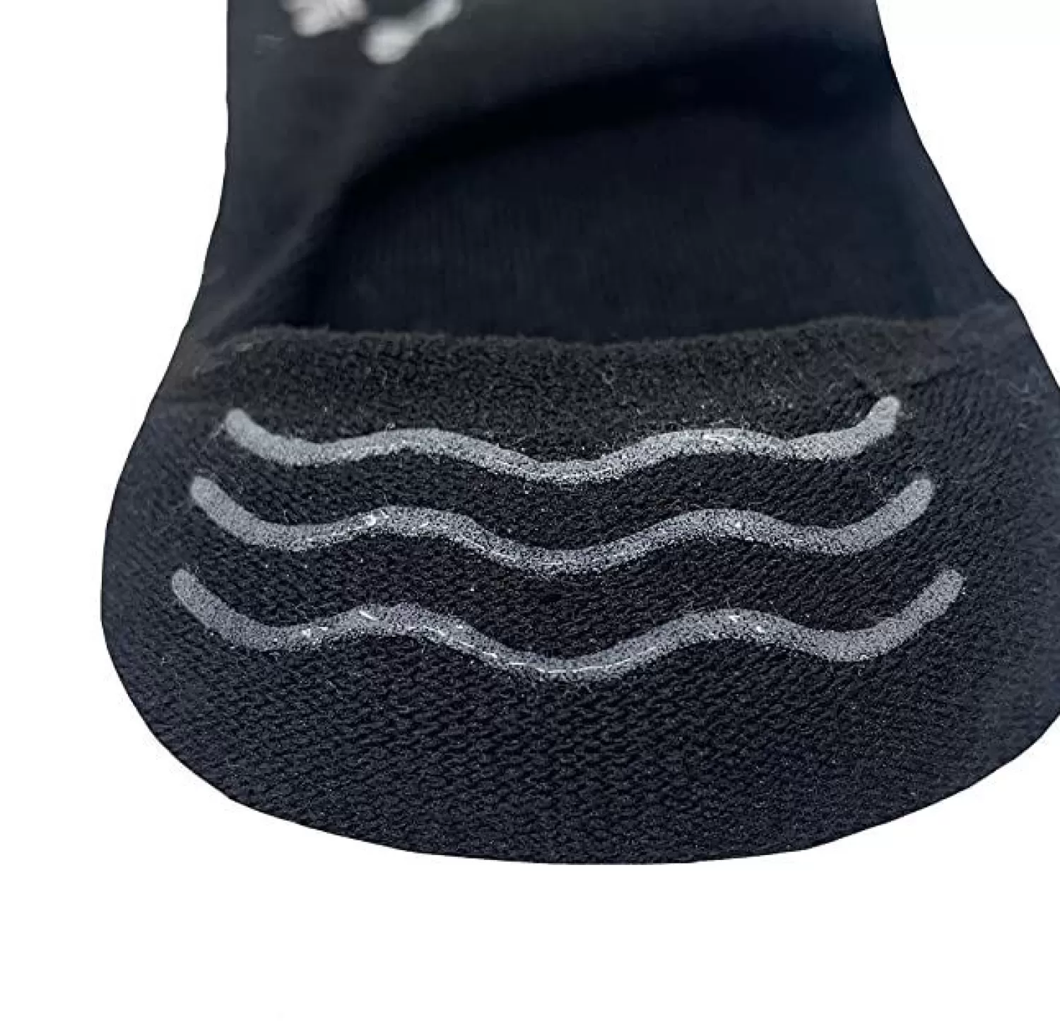 Flexitop Socks | 3 Pack Womens Invisible Liner Socks - Black Heart