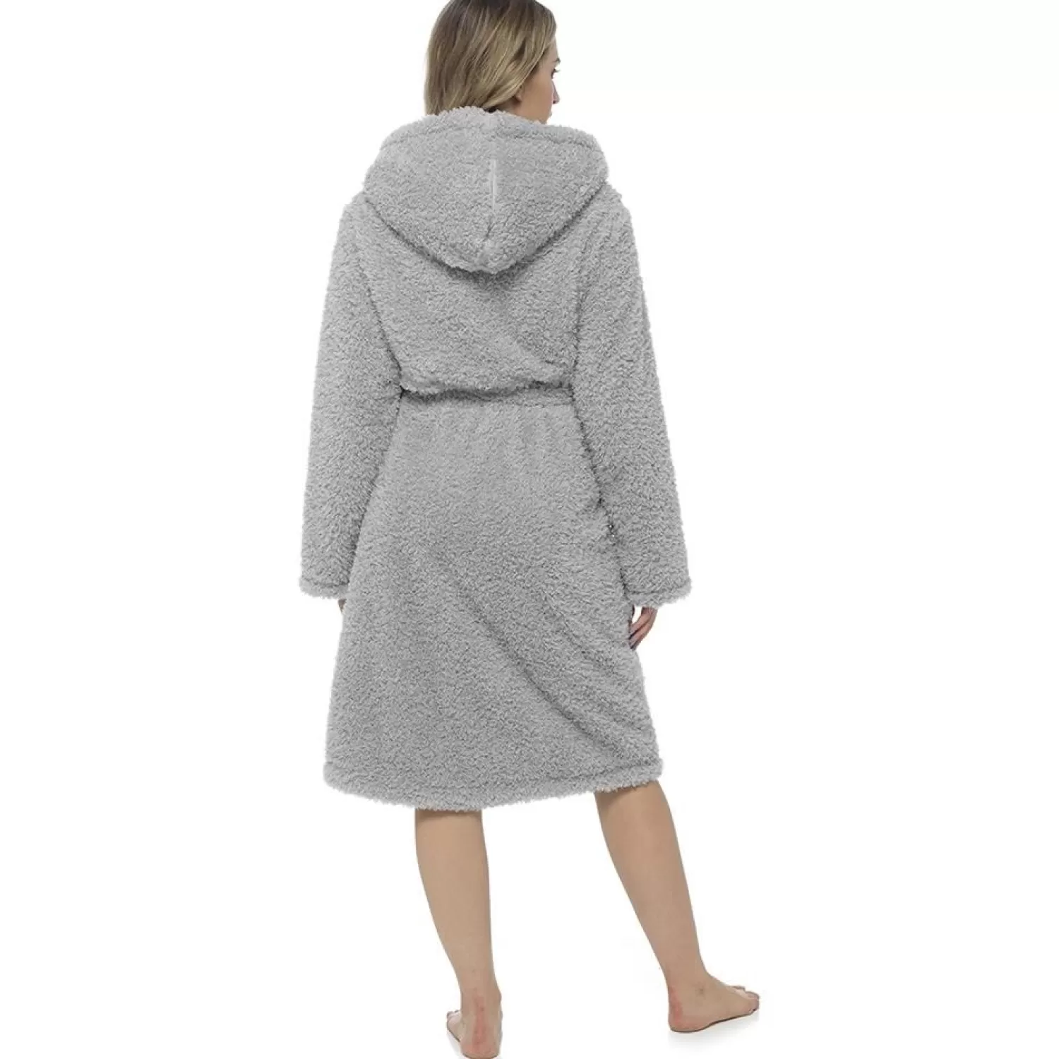 * Dressing Gowns | Fluffy Dressing Gown - Grey