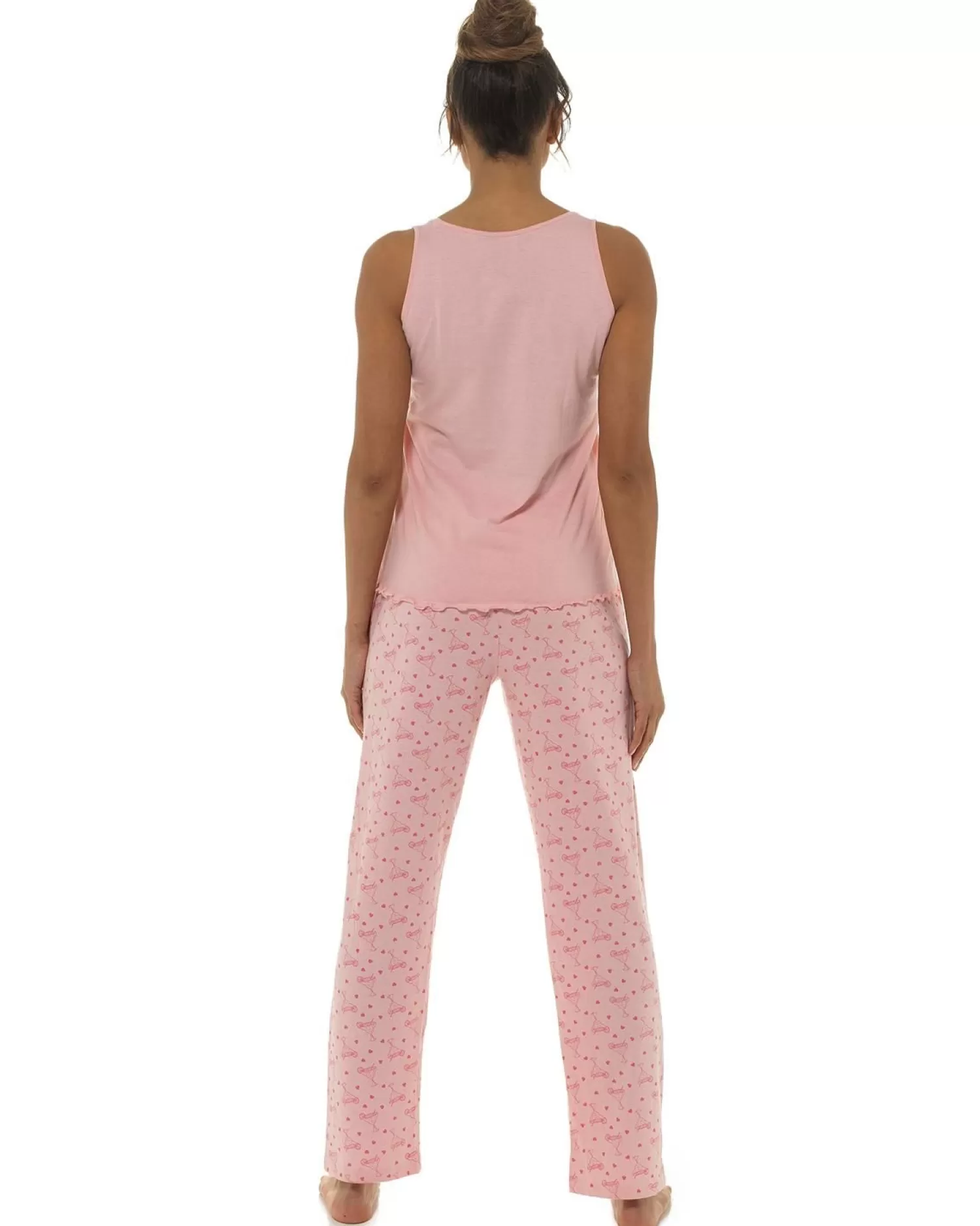 Follow That Dream Pyjamas | Pink Margarita Long Pyjamas