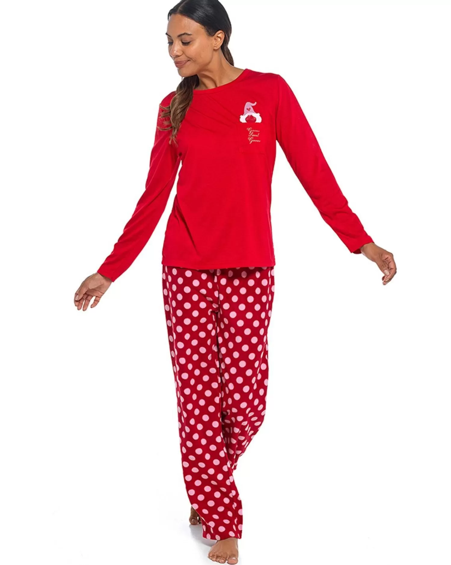 Follow That Dream Pyjamas | Red Gnome Jersey & Fleece Pyjamas