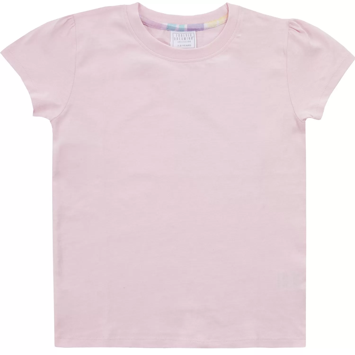 Kids Forever Dreaming Girls Pastel Check Pyjamas - Pink