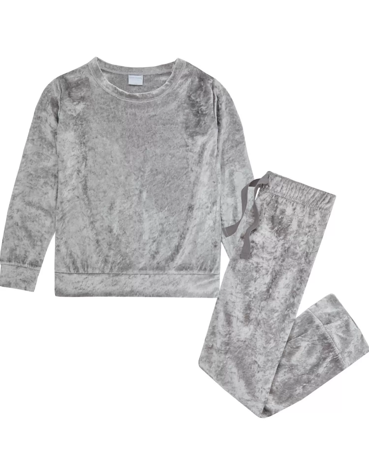 Kids Forever Dreaming Girls Velvet Lounge Set - Silver