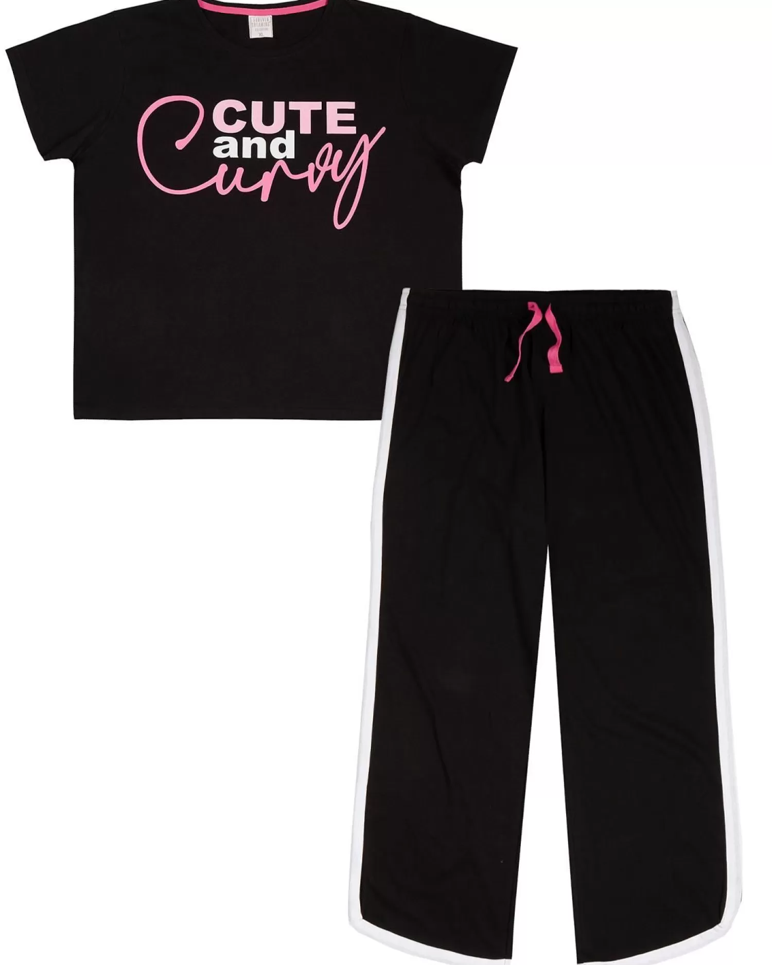 Forever Dreaming Pyjamas | Plus Size 'Cute & Curvy' Long Pyjamas