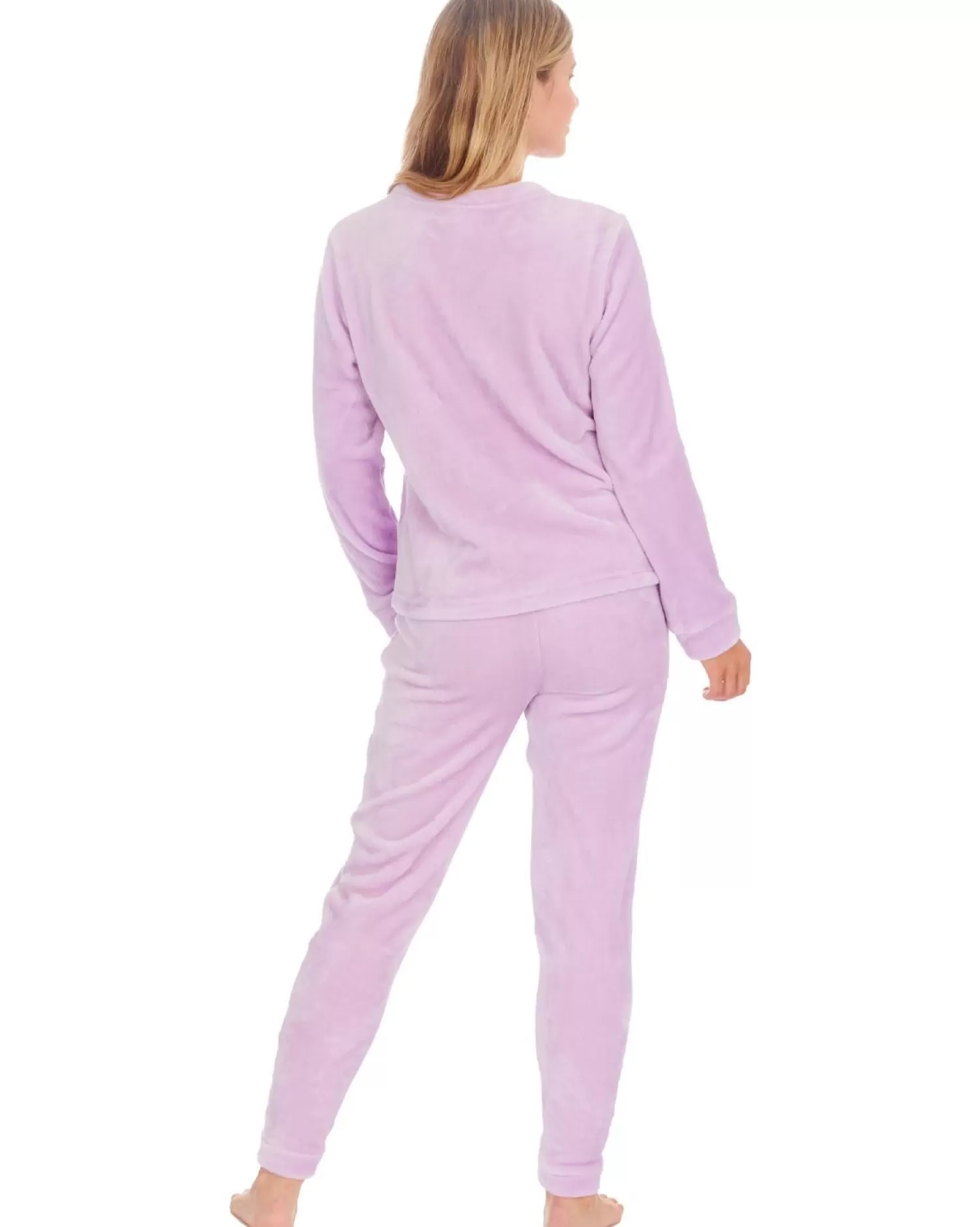 Forever Dreaming Pyjamas | Shimmer Fleece Pyjamas - Lilac