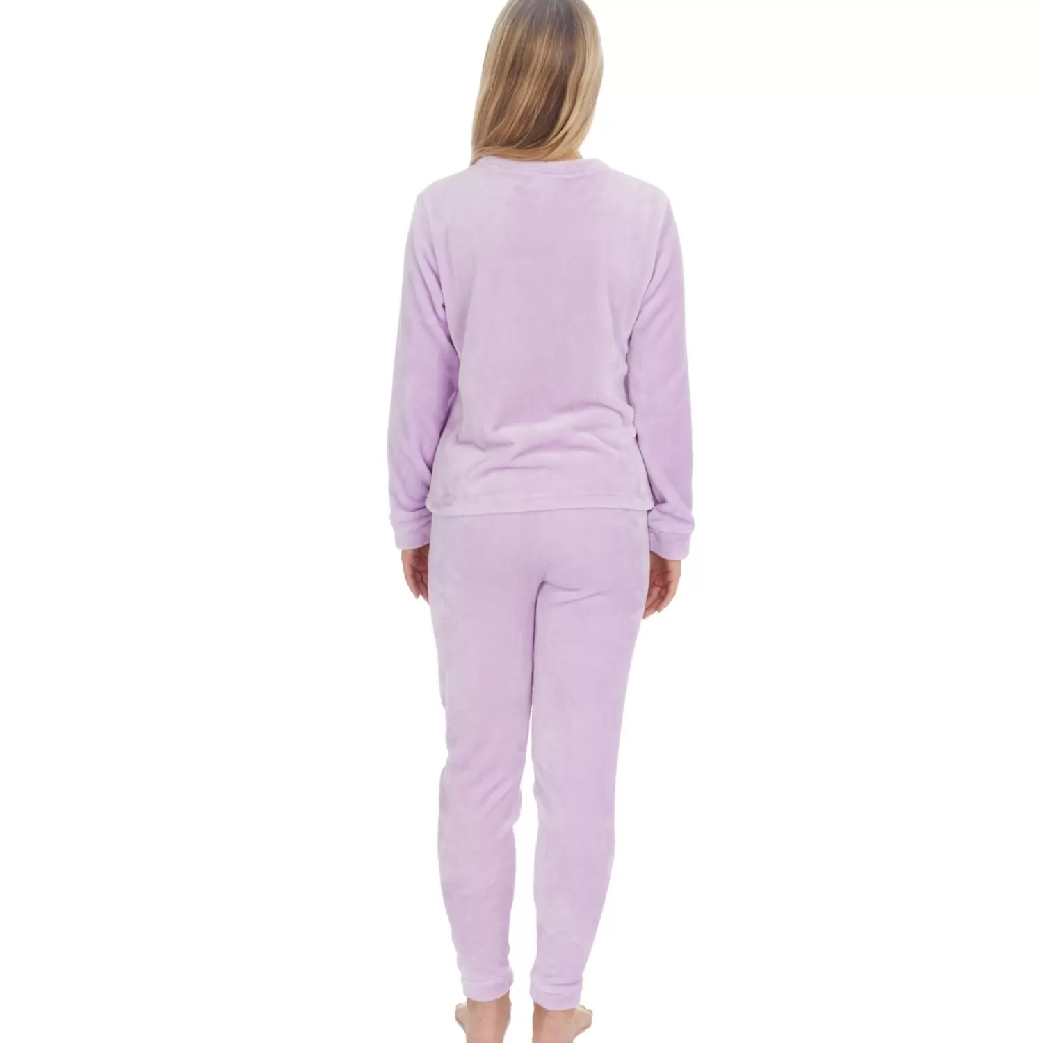 Forever Dreaming Pyjamas | Shimmer Fleece Pyjamas - Lilac