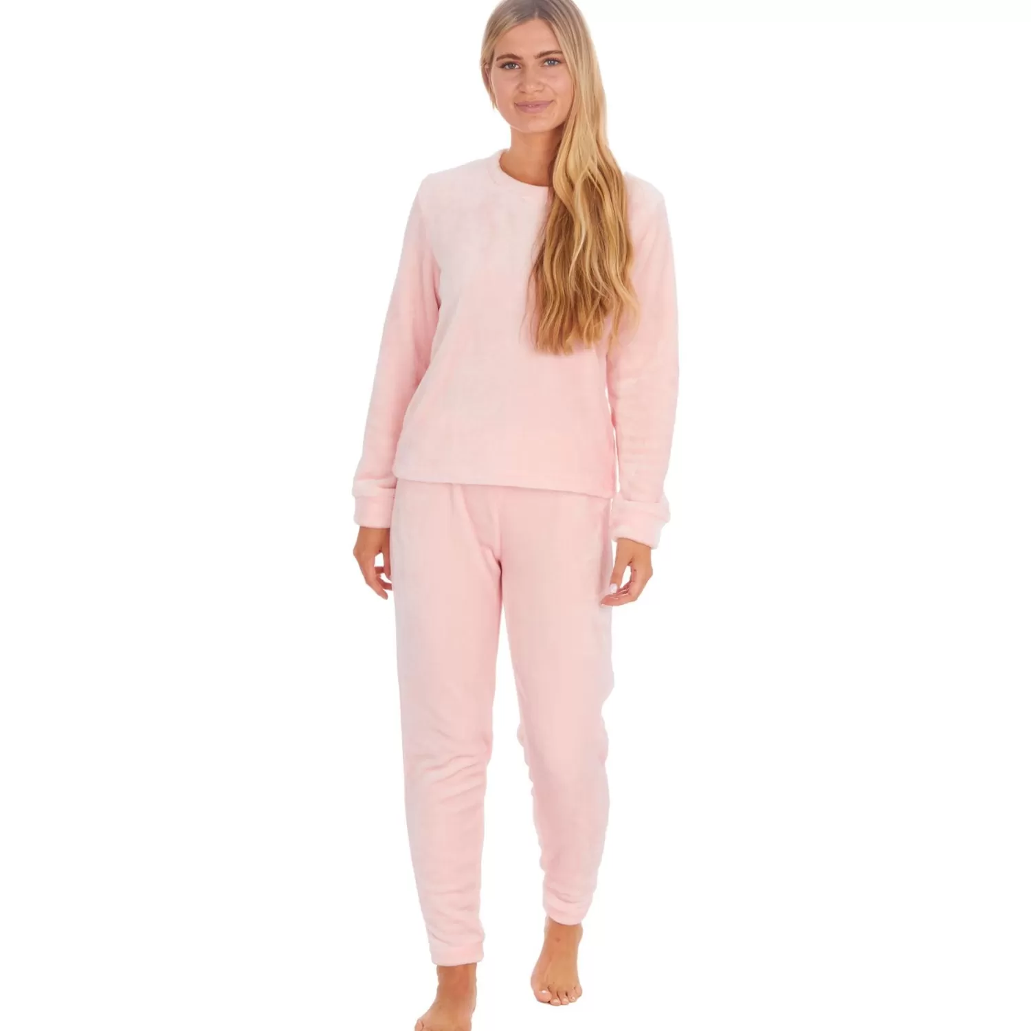 Forever Dreaming Pyjamas | Shimmer Fleece Pyjamas - Pink