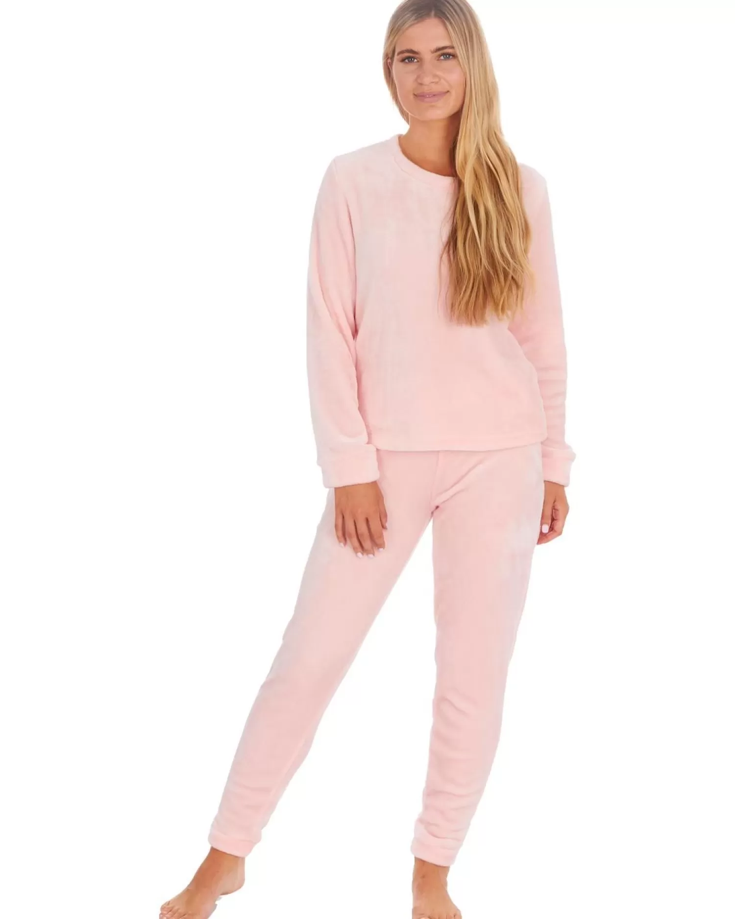 Forever Dreaming Pyjamas | Shimmer Fleece Pyjamas - Pink