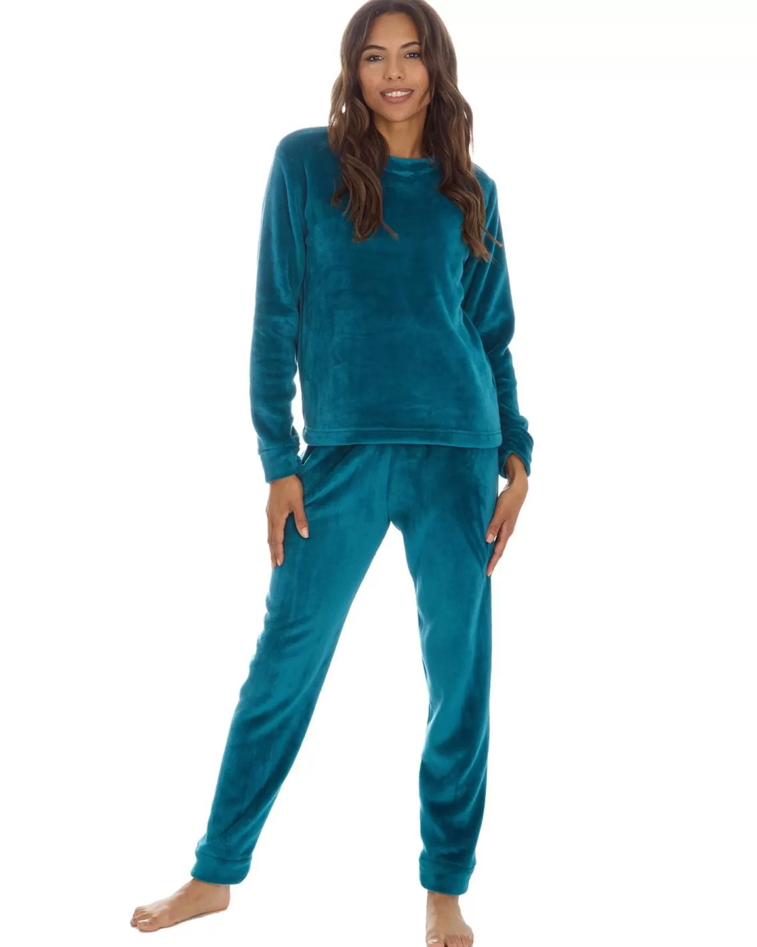 Forever Dreaming Pyjamas | Shimmer Fleece Pyjamas - Teal