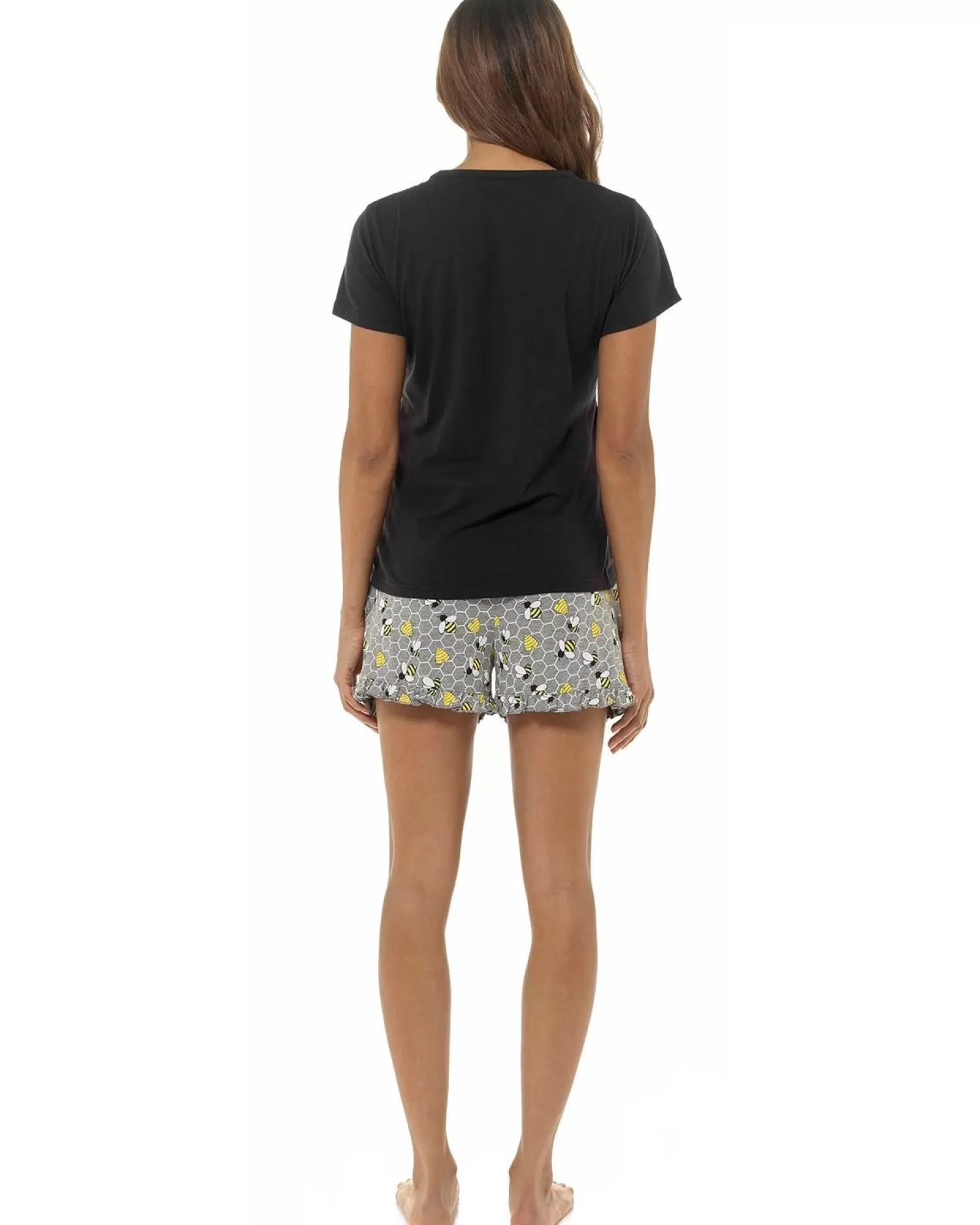 Foxbury Pyjamas | Bee Print Short Pyjamas