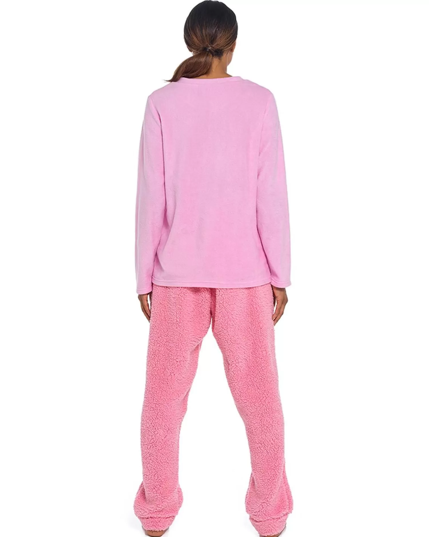 Foxbury Pyjamas | Pink Bunny Fleece Pyjamas